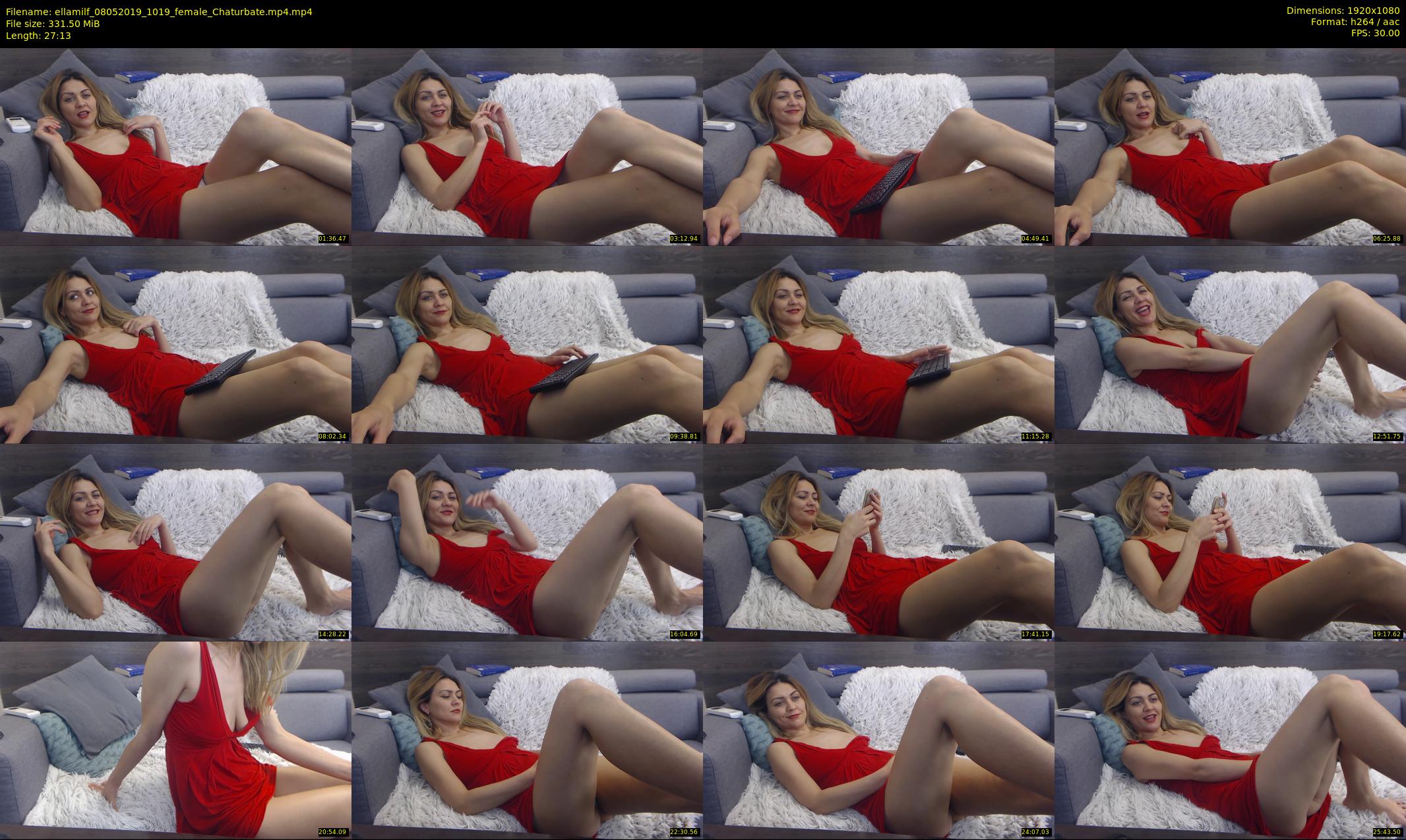 ellamilf — 28 minute Chaturbate female cam show recording, 1080p, May 8, 2019