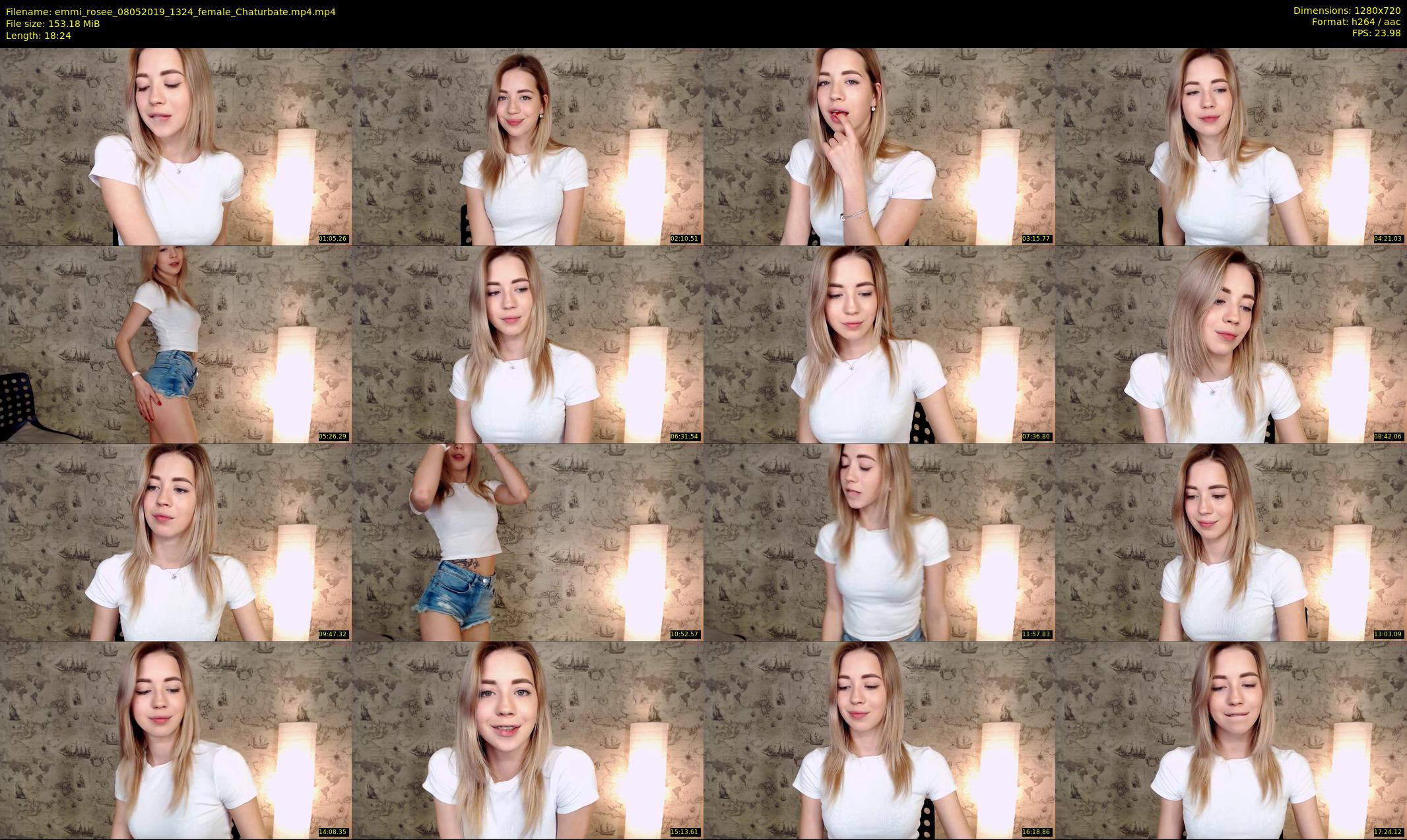 emmi_rosee — 19 minute Chaturbate female cam show recording, 720p, May 8, 2019