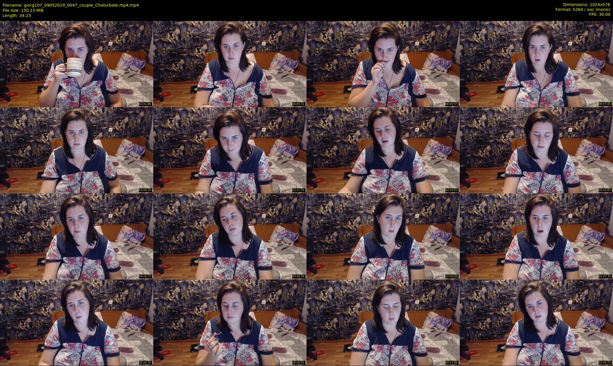 giorg107 — 35 minute Chaturbate couple cam show recording, 480p, May 9, 2019