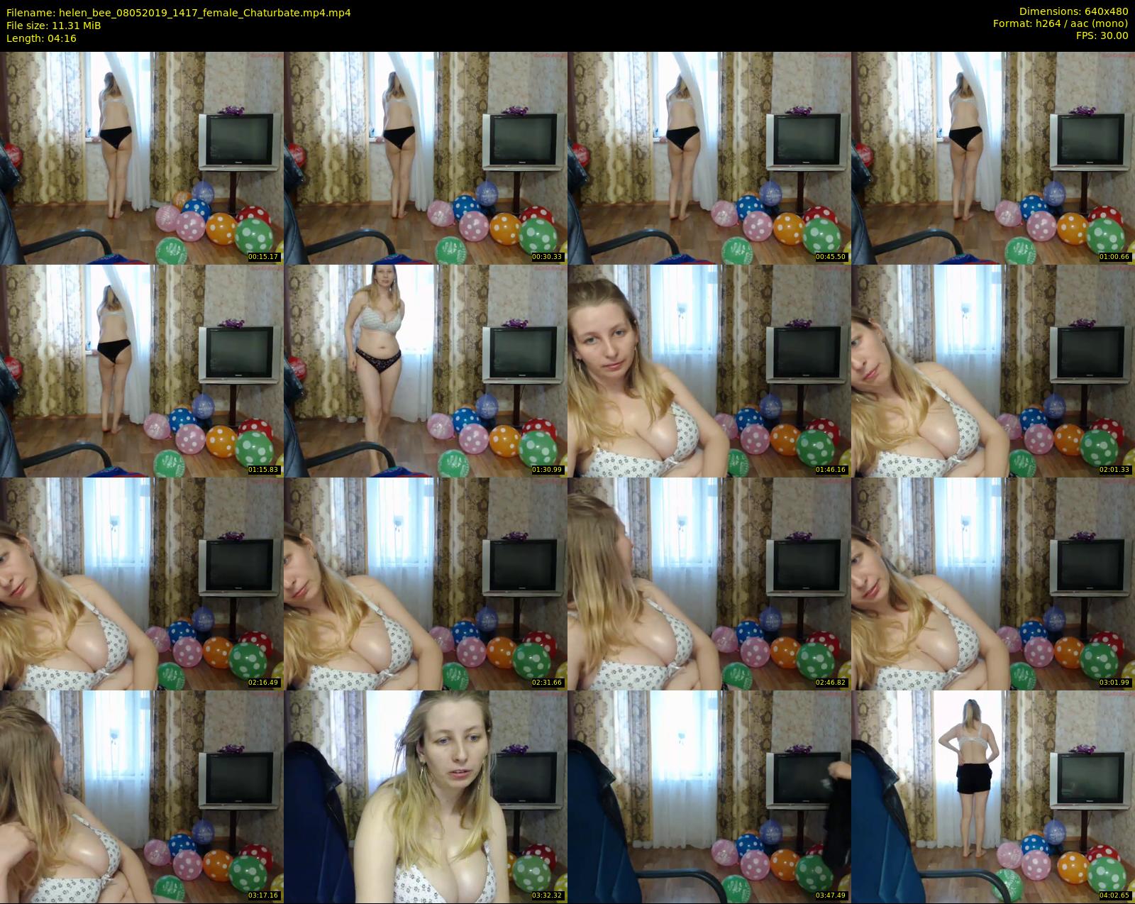 helen_bee — 5 minute Chaturbate female cam show recording, 480p, May 8, 2019