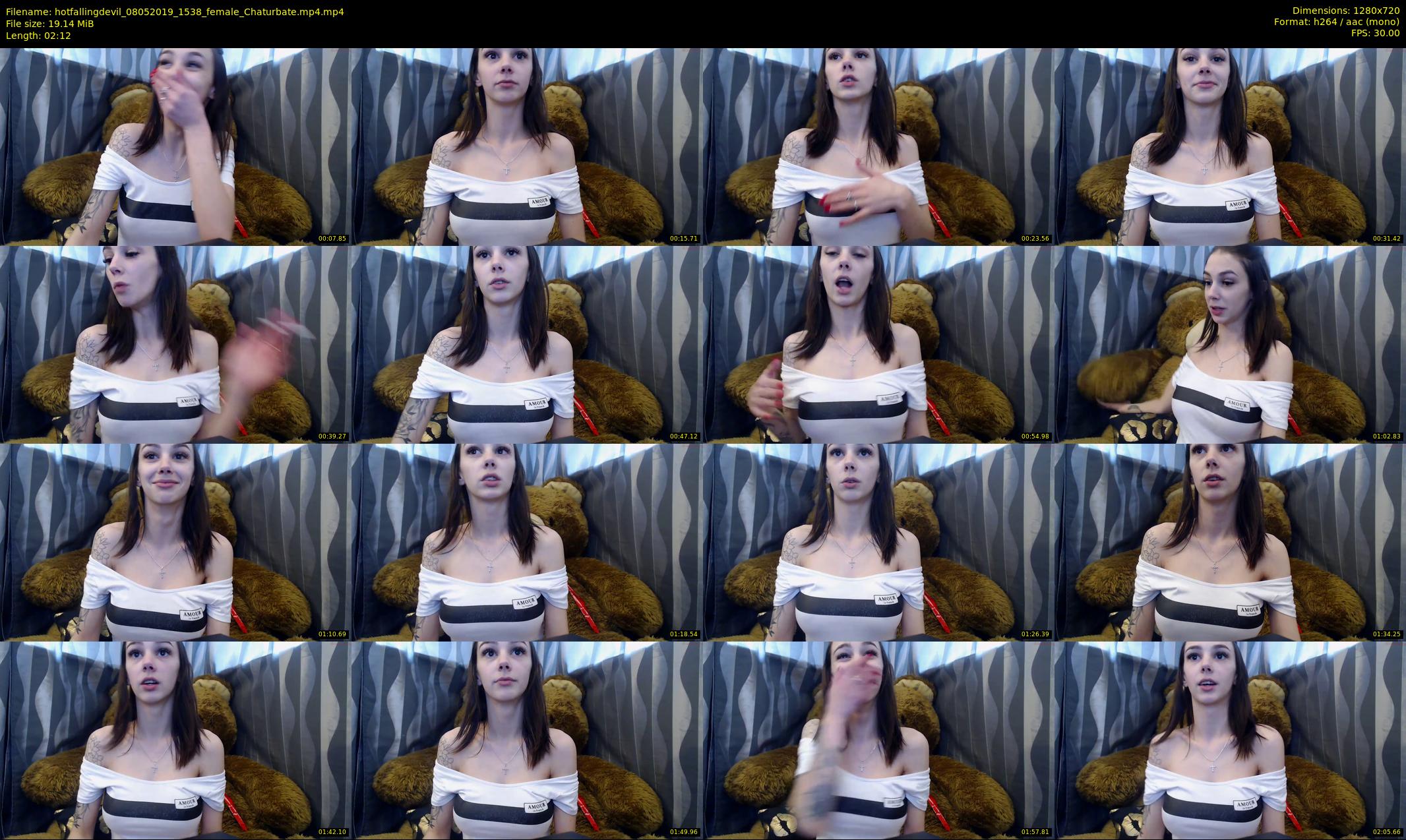 hotfallingdevil — 3 minute Chaturbate female cam show recording, 720p, May 8, 2019