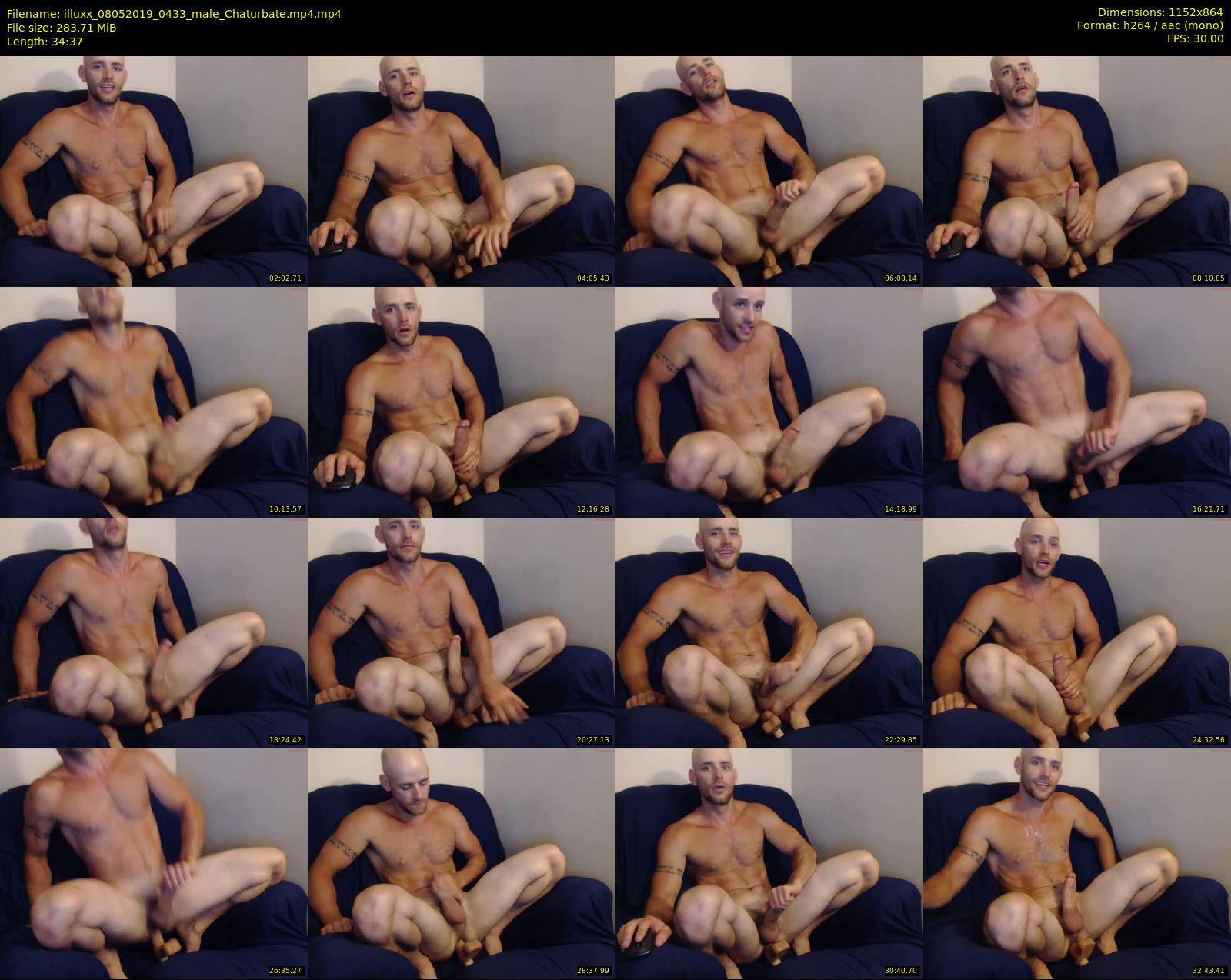 illuxx — 35 minute Chaturbate male cam show recording, 720p, May 8, 2019