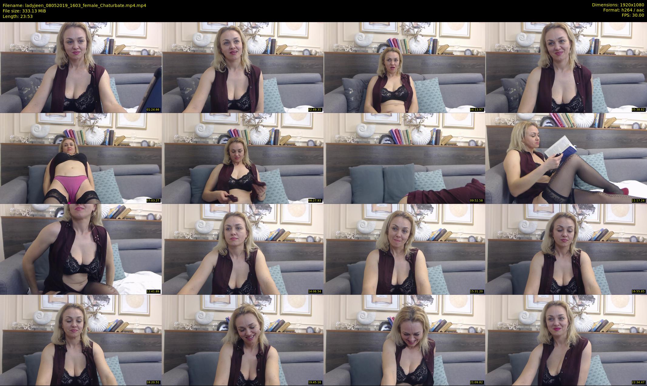 ladyjeen — 24 minute Chaturbate female cam show recording, 1080p, May 8, 2019