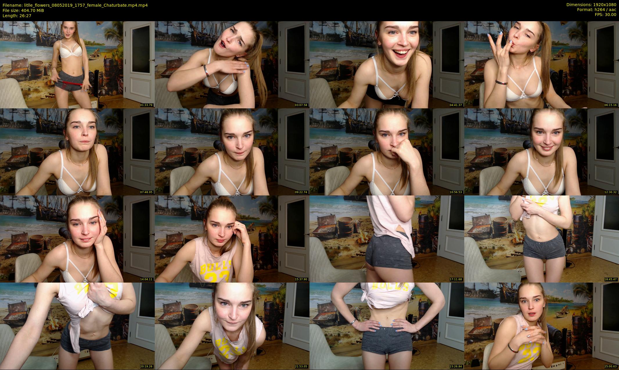 litlle_flowers — 27 minute Chaturbate female cam show recording, 1080p, May 8, 2019