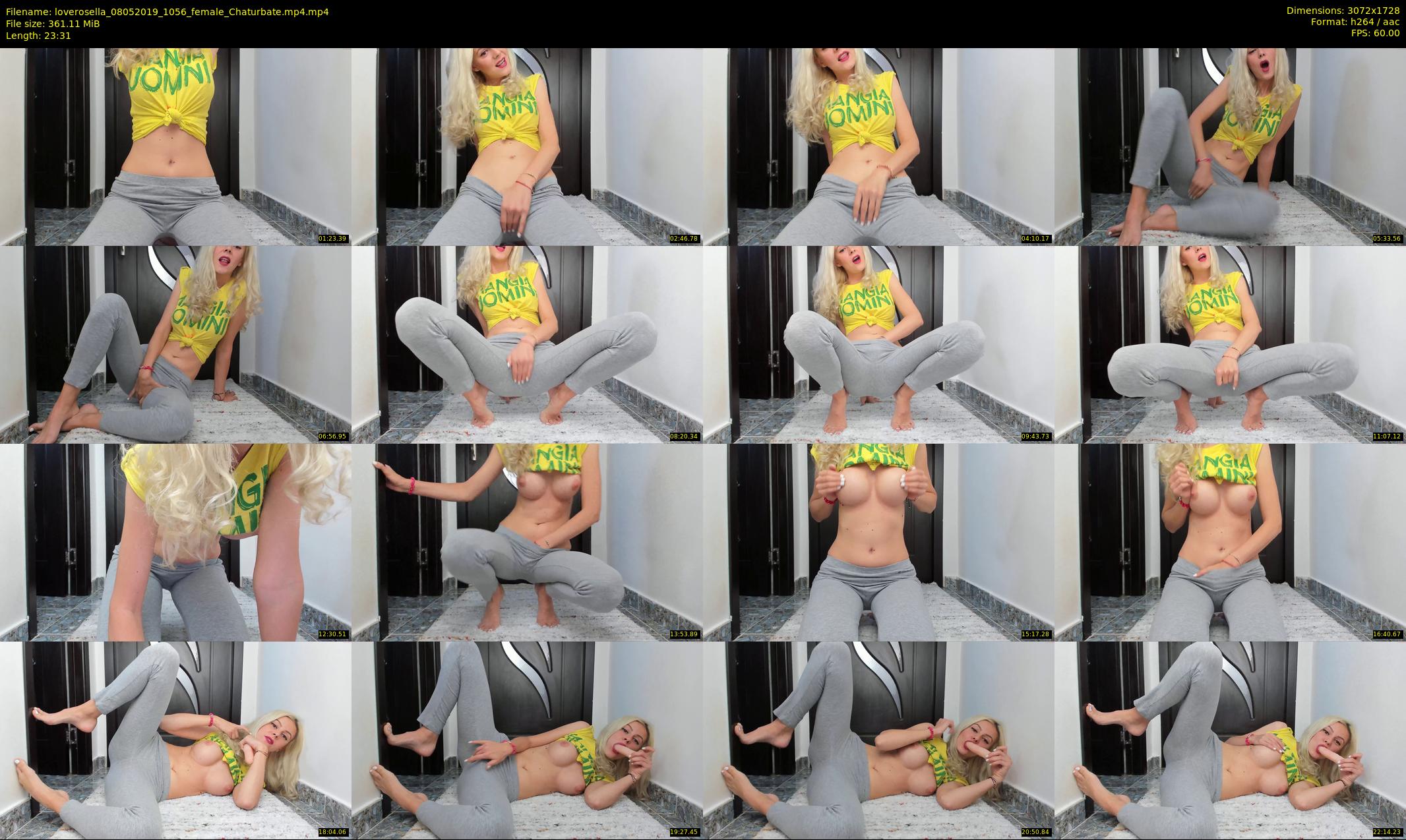 loverosella — 24 minute Chaturbate female cam show recording, 1080p, May 8, 2019