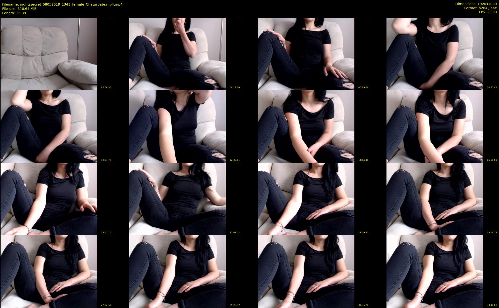 nightssecret — 36 minute Chaturbate female cam show recording, 1080p, May 8, 2019