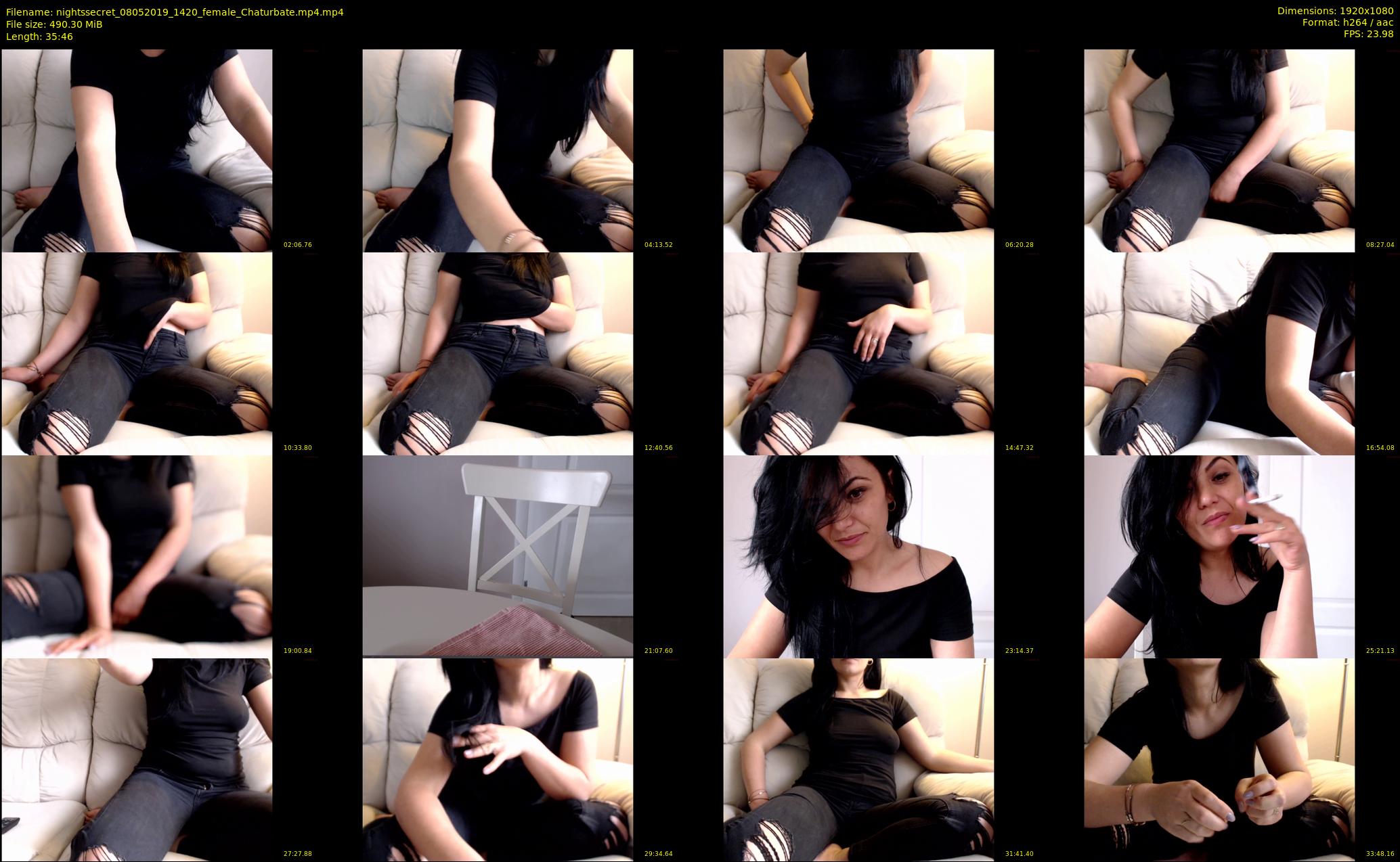 nightssecret — 36 minute Chaturbate female cam show recording, 1080p, May 8, 2019