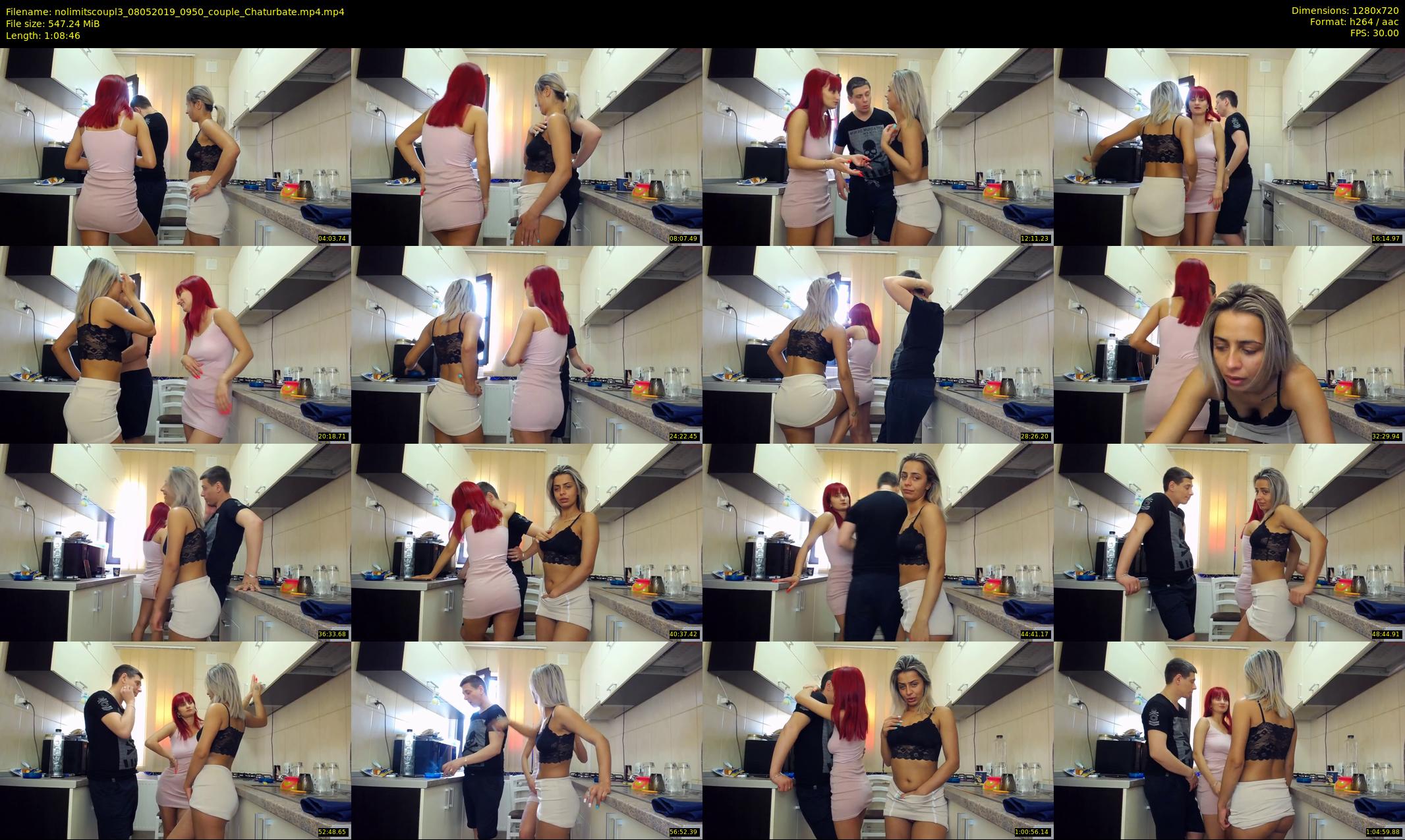 nolimitscoupl3 — 69 minute Chaturbate couple cam show recording, 720p, May 8, 2019