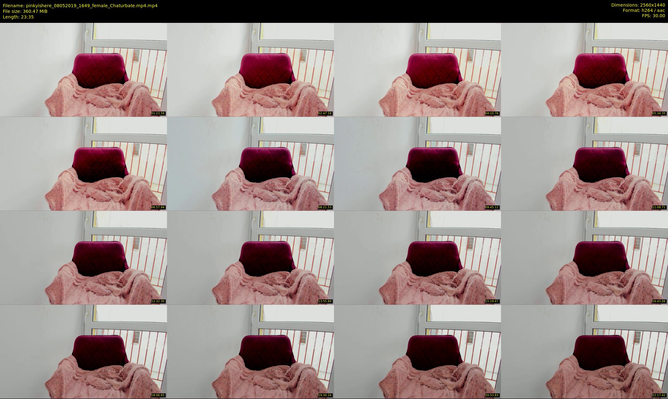 pinkyishere — 24 minute Chaturbate female cam show recording, 1080p, May 8, 2019