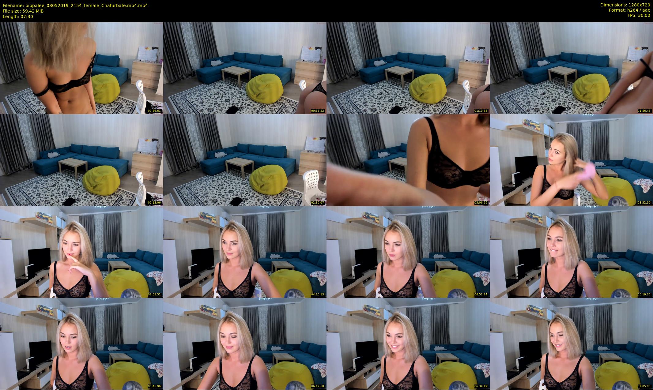 pippalee — 8 minute Chaturbate female cam show recording, 720p, May 8, 2019