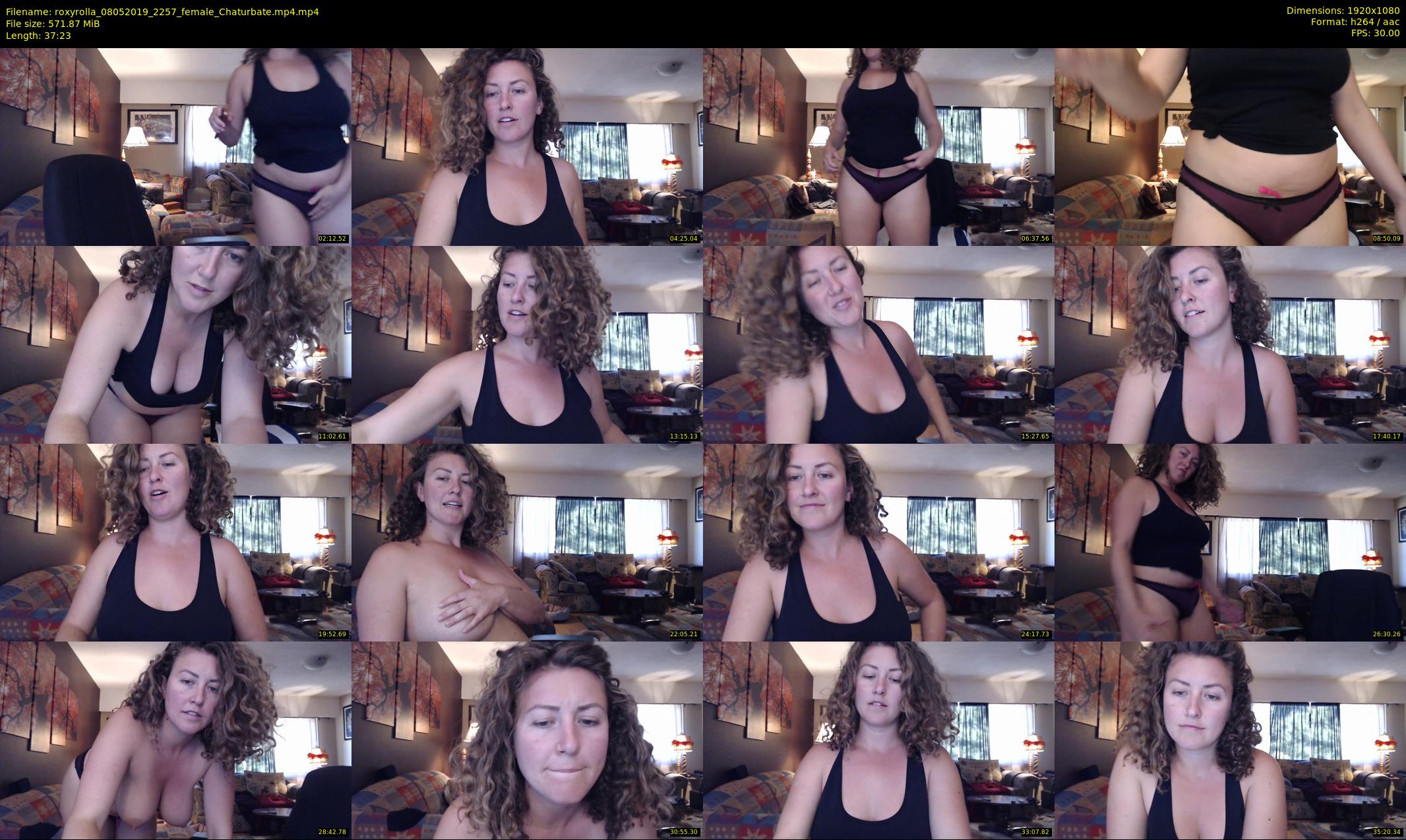 roxyrolla — 38 minute Chaturbate female cam show recording, 1080p, May 8, 2019
