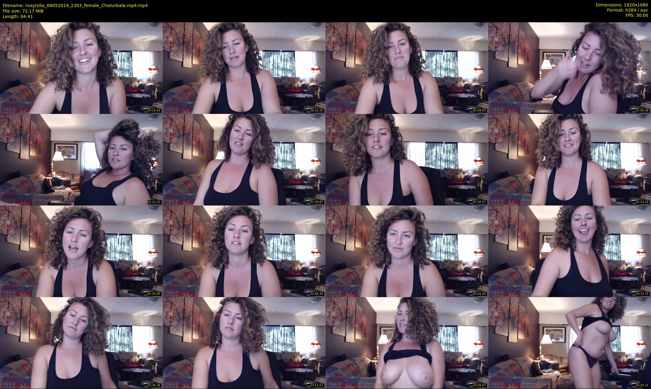 roxyrolla — 5 minute Chaturbate female cam show recording, 1080p, May 8, 2019