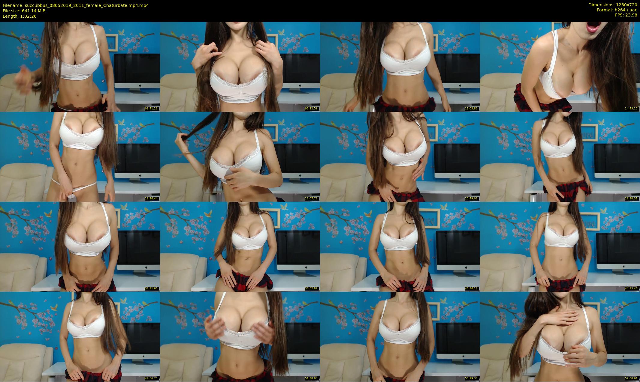 succubbus — 63 minute Chaturbate female cam show recording, 720p, May 8, 2019