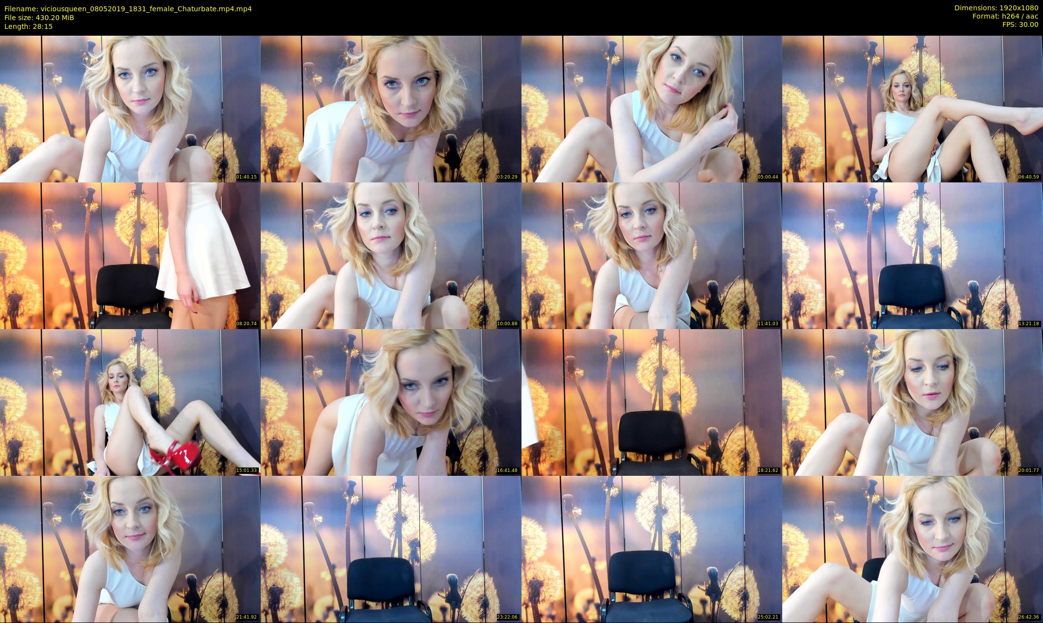 viciousqueen — 29 minute Chaturbate female cam show recording, 1080p, May 8, 2019