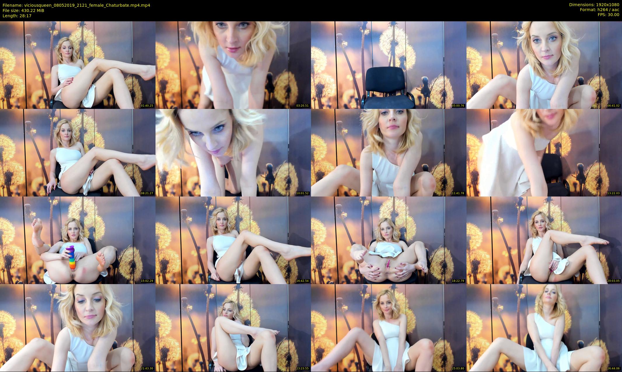 viciousqueen — 29 minute Chaturbate female cam show recording, 1080p, May 8, 2019