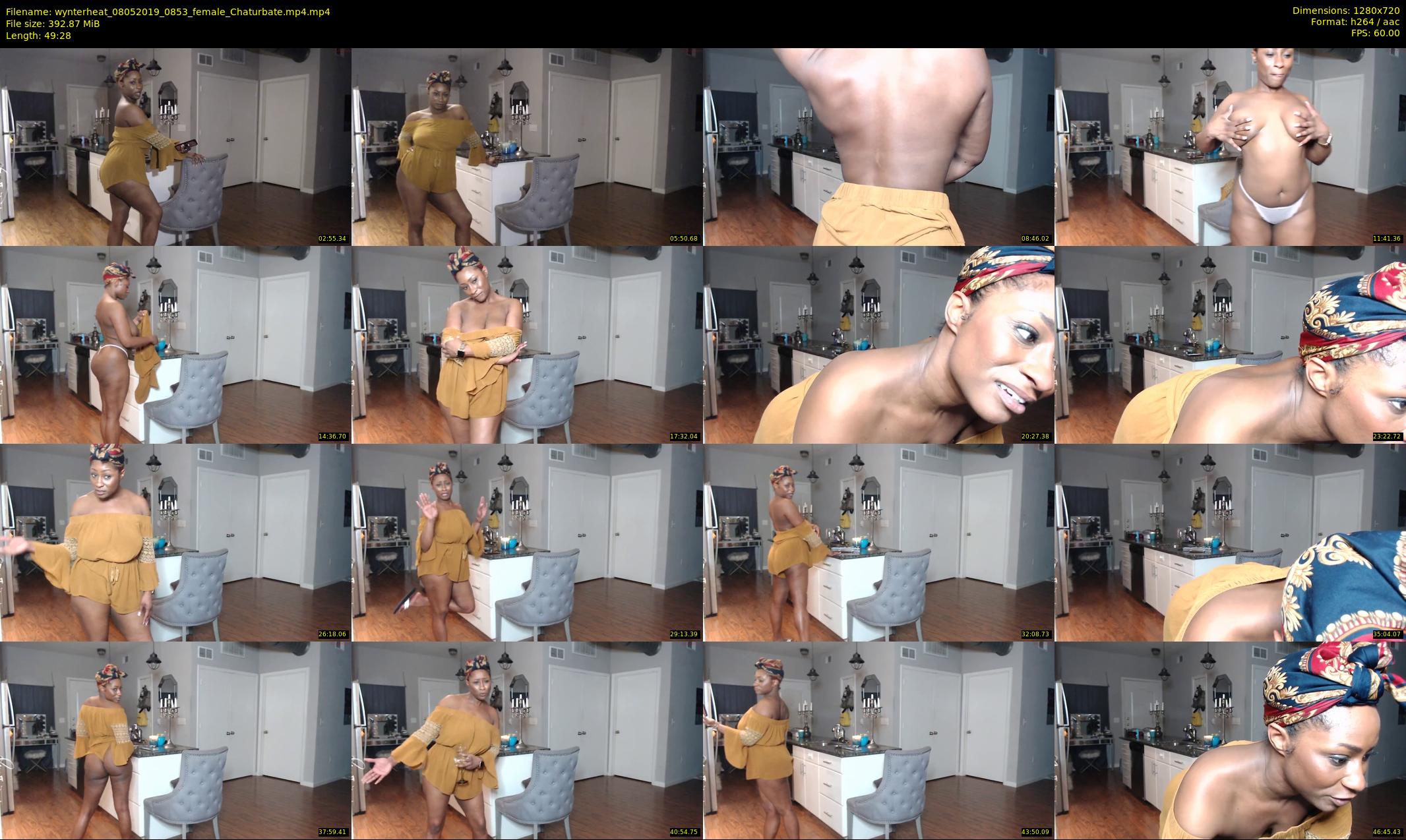 wynterheat — 50 minute Chaturbate female cam show recording, 720p, May 8, 2019