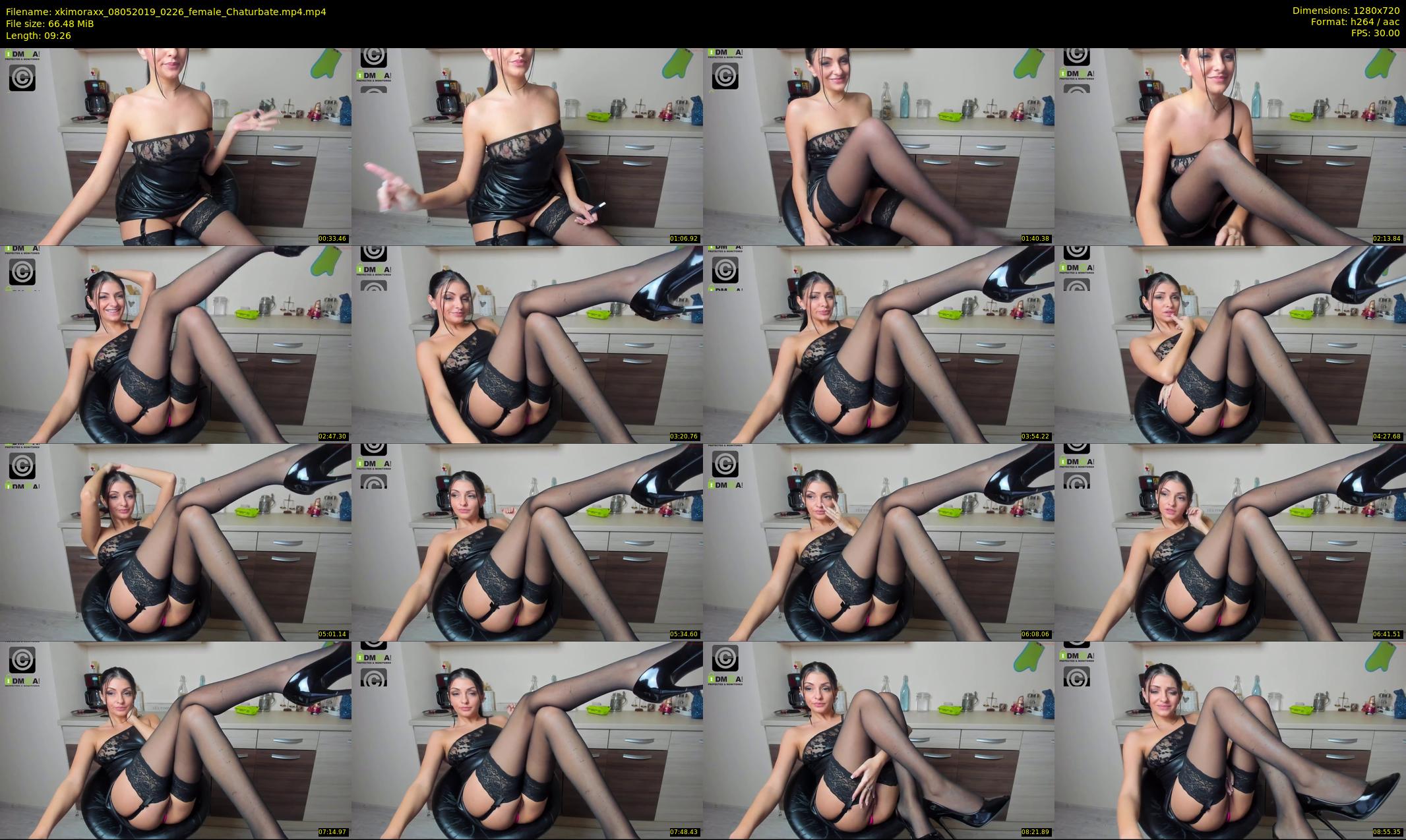 xkimoraxx — 10 minute Chaturbate female cam show recording, 720p, May 8, 2019