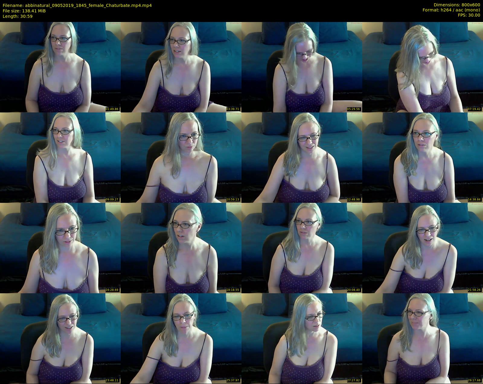 abbinatural — 31 minute Chaturbate female cam show recording, 480p, May 9, 2019