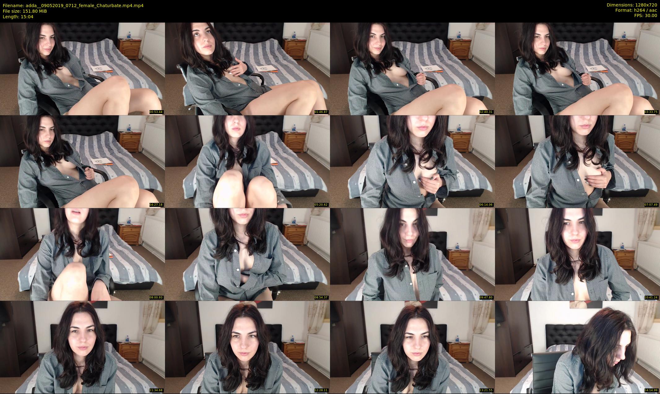adda_ — 16 minute Chaturbate female cam show recording, 720p, May 9, 2019