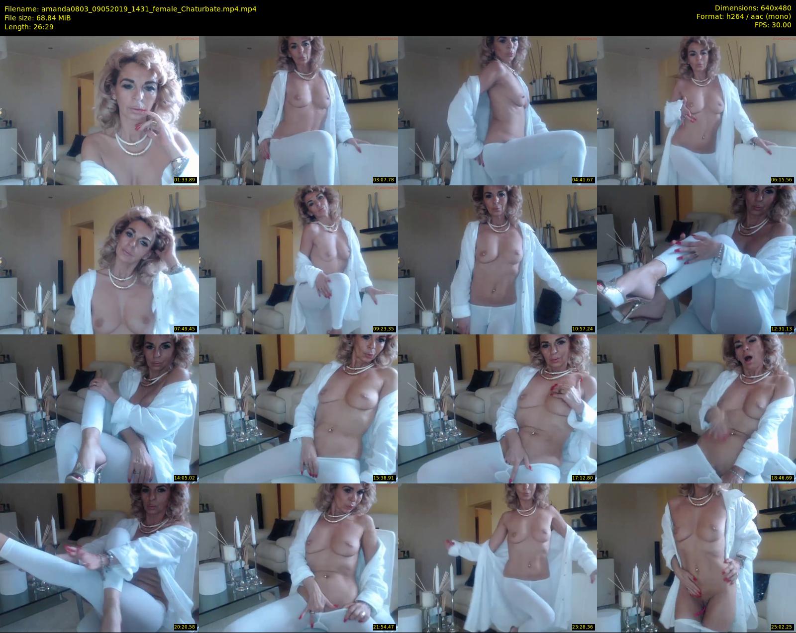amanda0803 — 27 minute Chaturbate female cam show recording, 480p, May 9, 2019