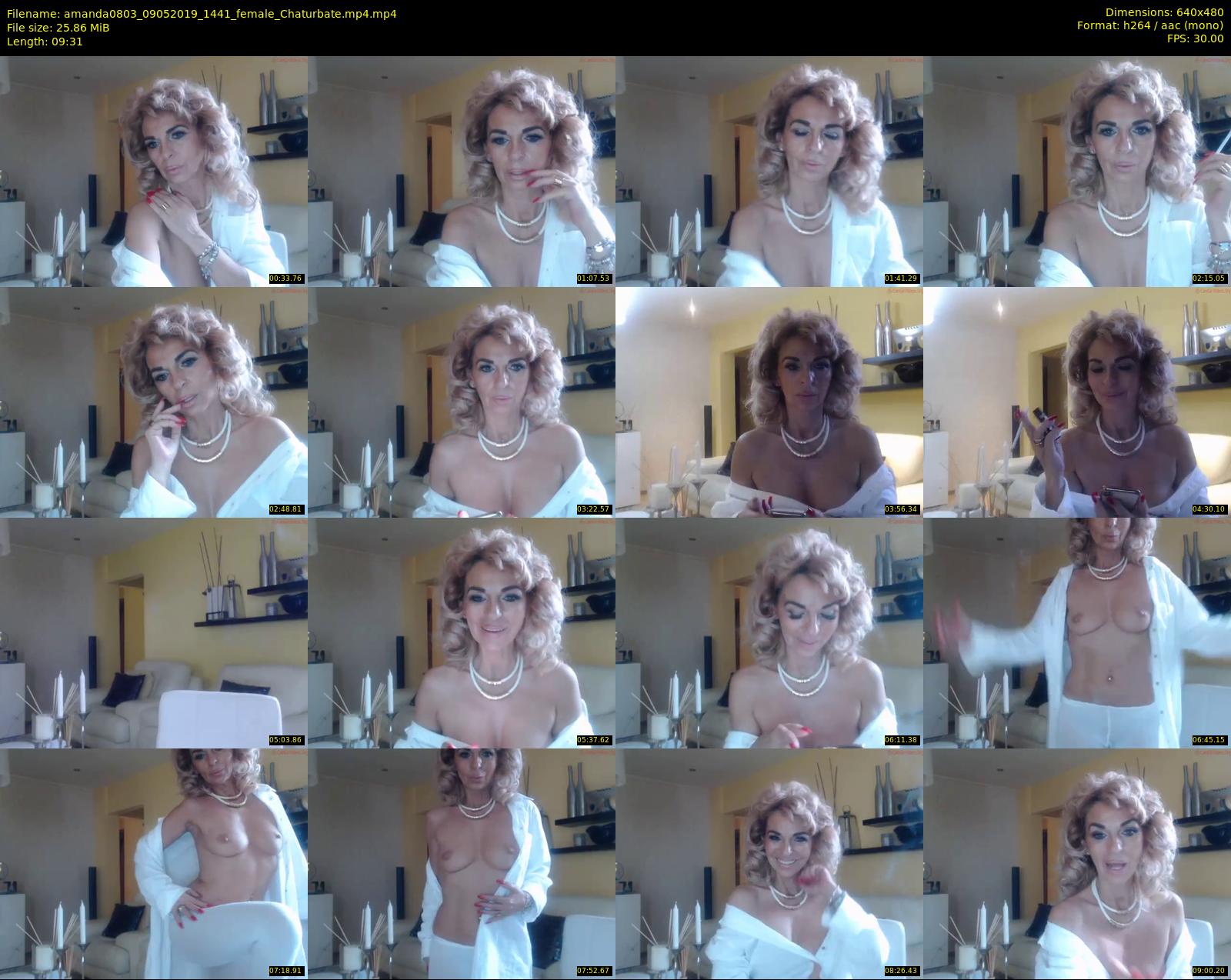 amanda0803 — 10 minute Chaturbate female cam show recording, 480p, May 9, 2019