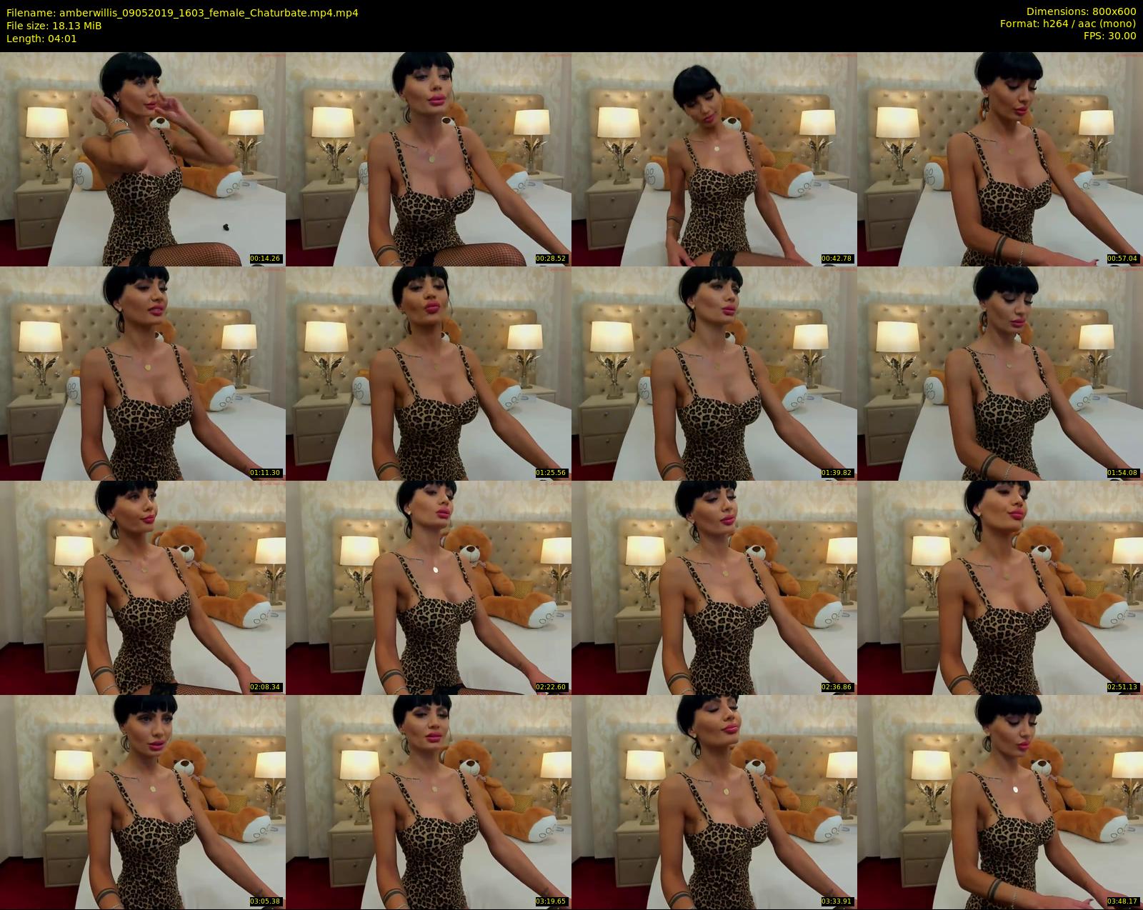 amberwillis — 5 minute Chaturbate female cam show recording, 480p, May 9, 2019