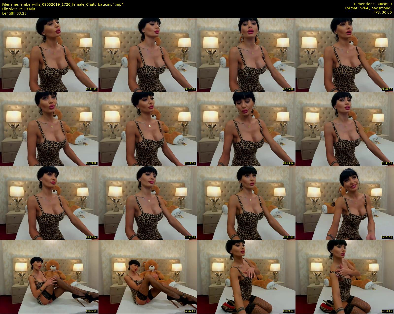 amberwillis — 4 minute Chaturbate female cam show recording, 480p, May 9, 2019