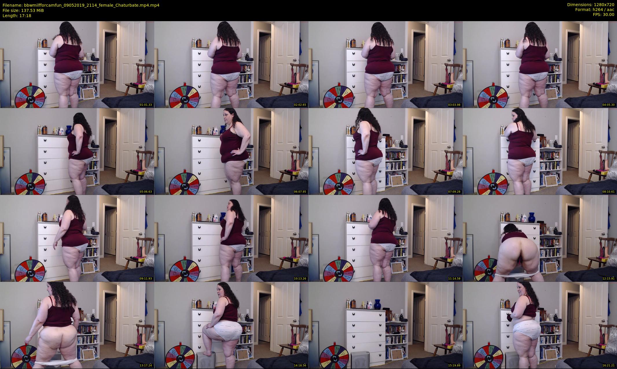 bbwmilfforcamfun — 18 minute Chaturbate female cam show recording, 720p, May 9, 2019