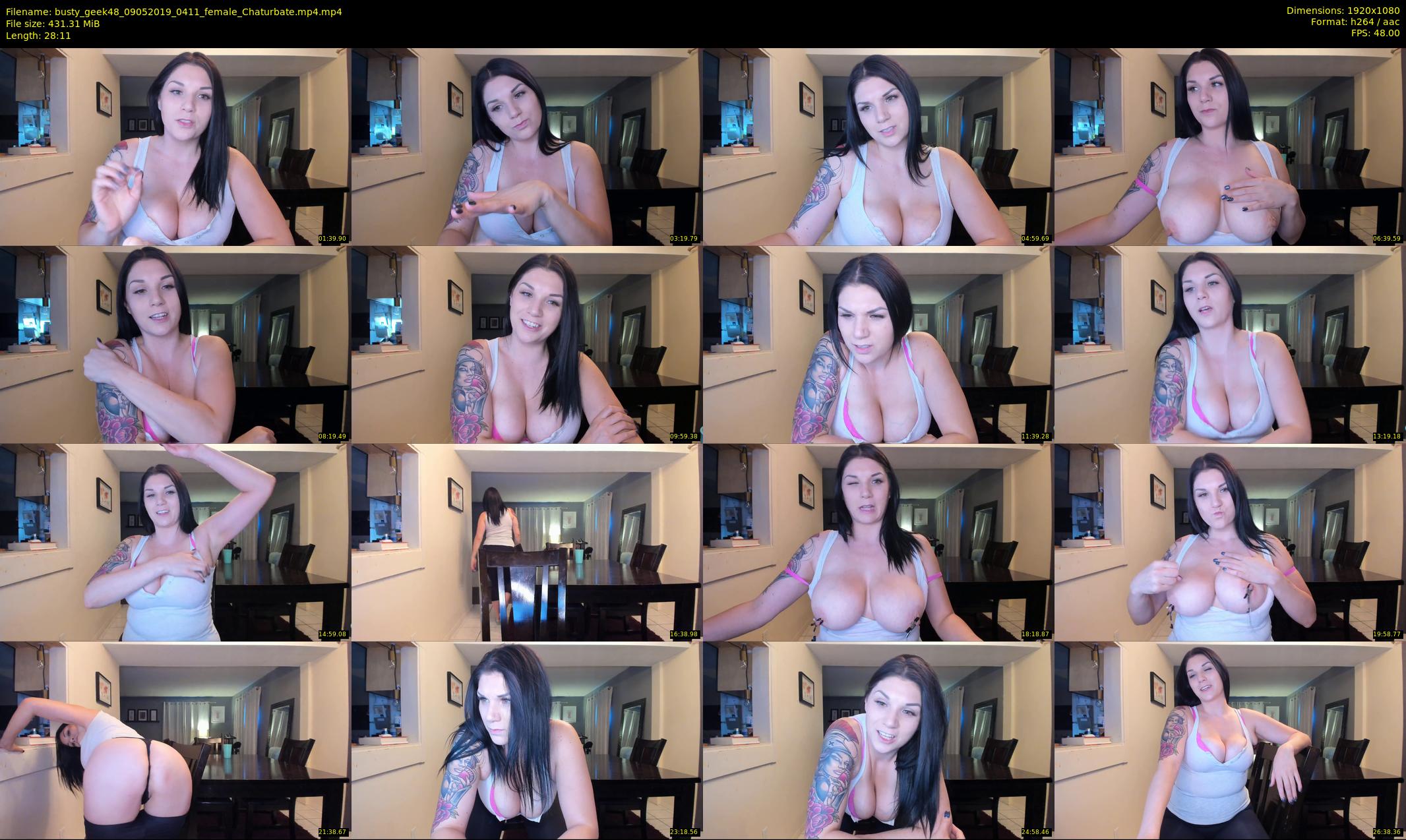 busty_geek48 — 29 minute Chaturbate female cam show recording, 1080p, May 9, 2019