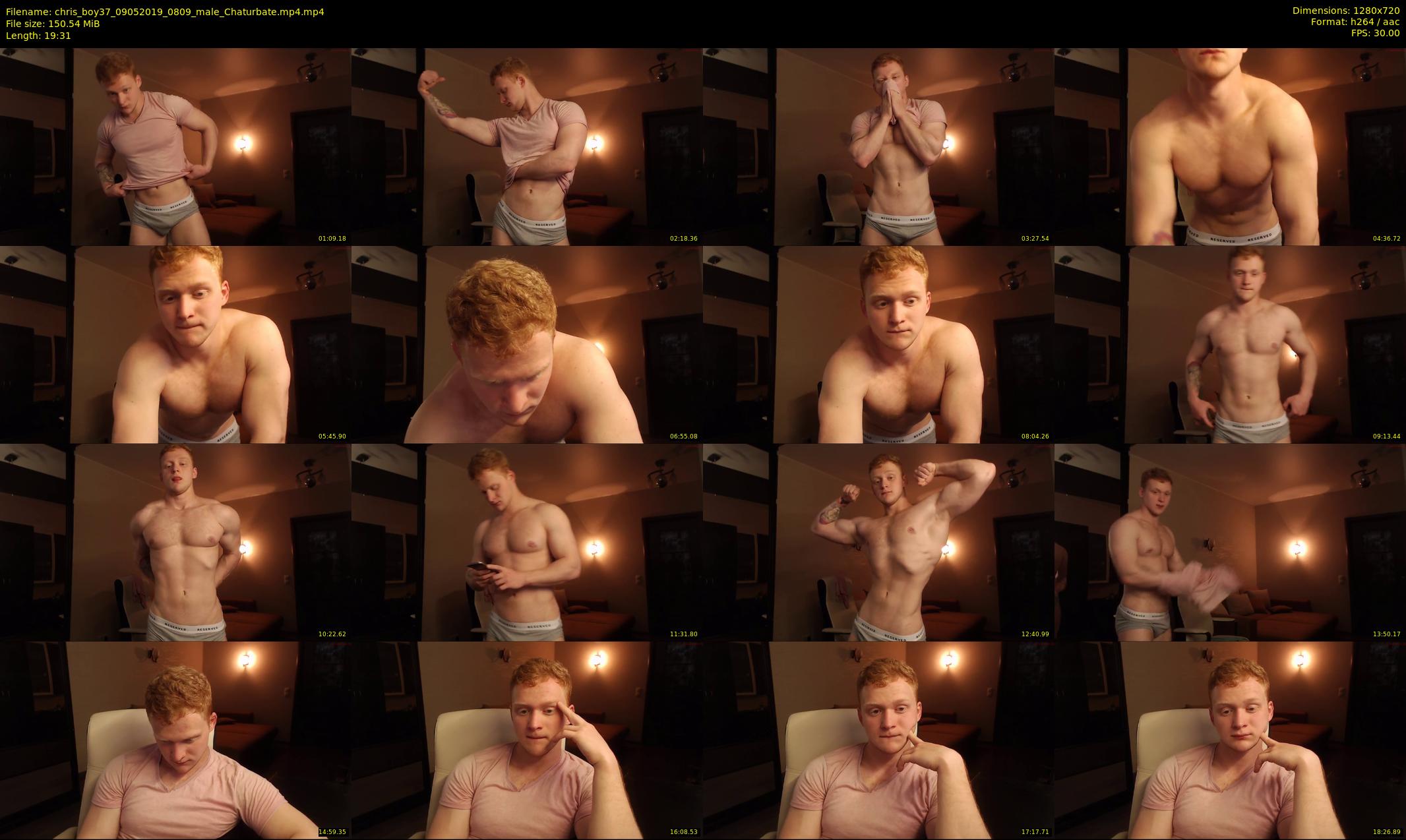 chris_boy37 — 20 minute Chaturbate male cam show recording, 720p, May 9, 2019
