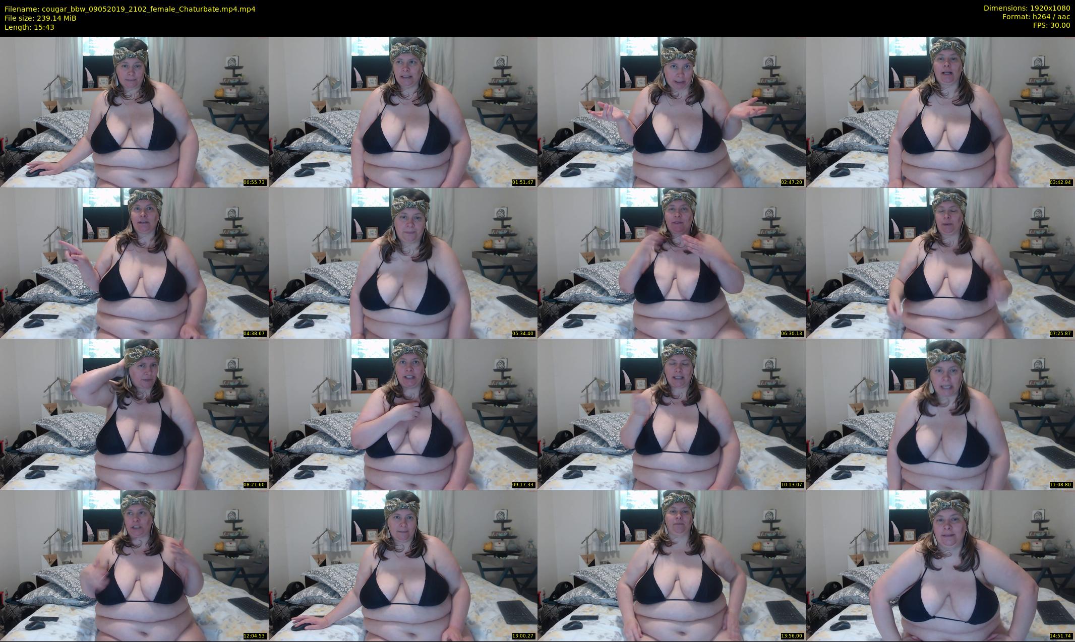 cougar_bbw — 16 minute Chaturbate female cam show recording, 1080p, May 9, 2019