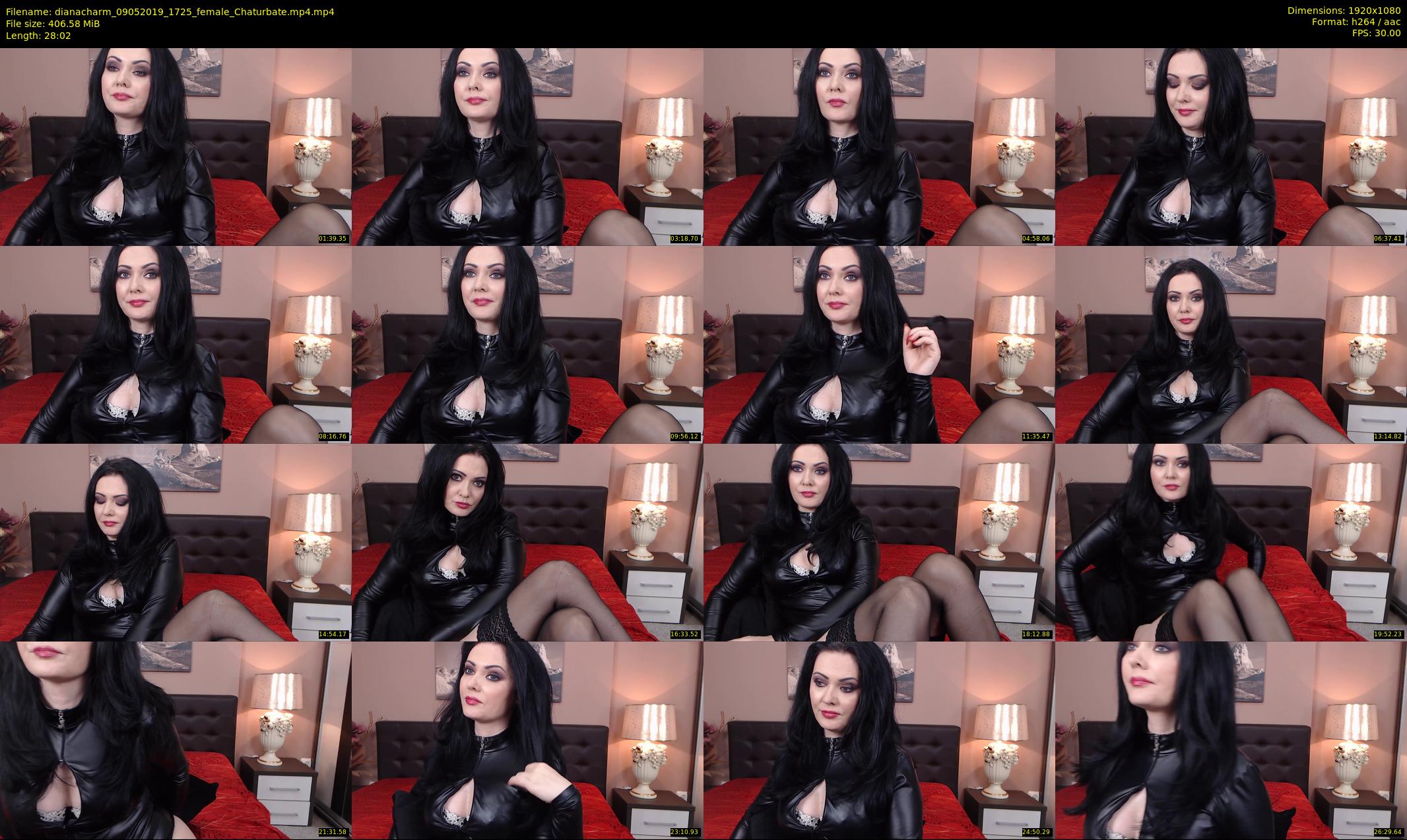 dianacharm — 29 minute Chaturbate female cam show recording, 1080p, May 9, 2019
