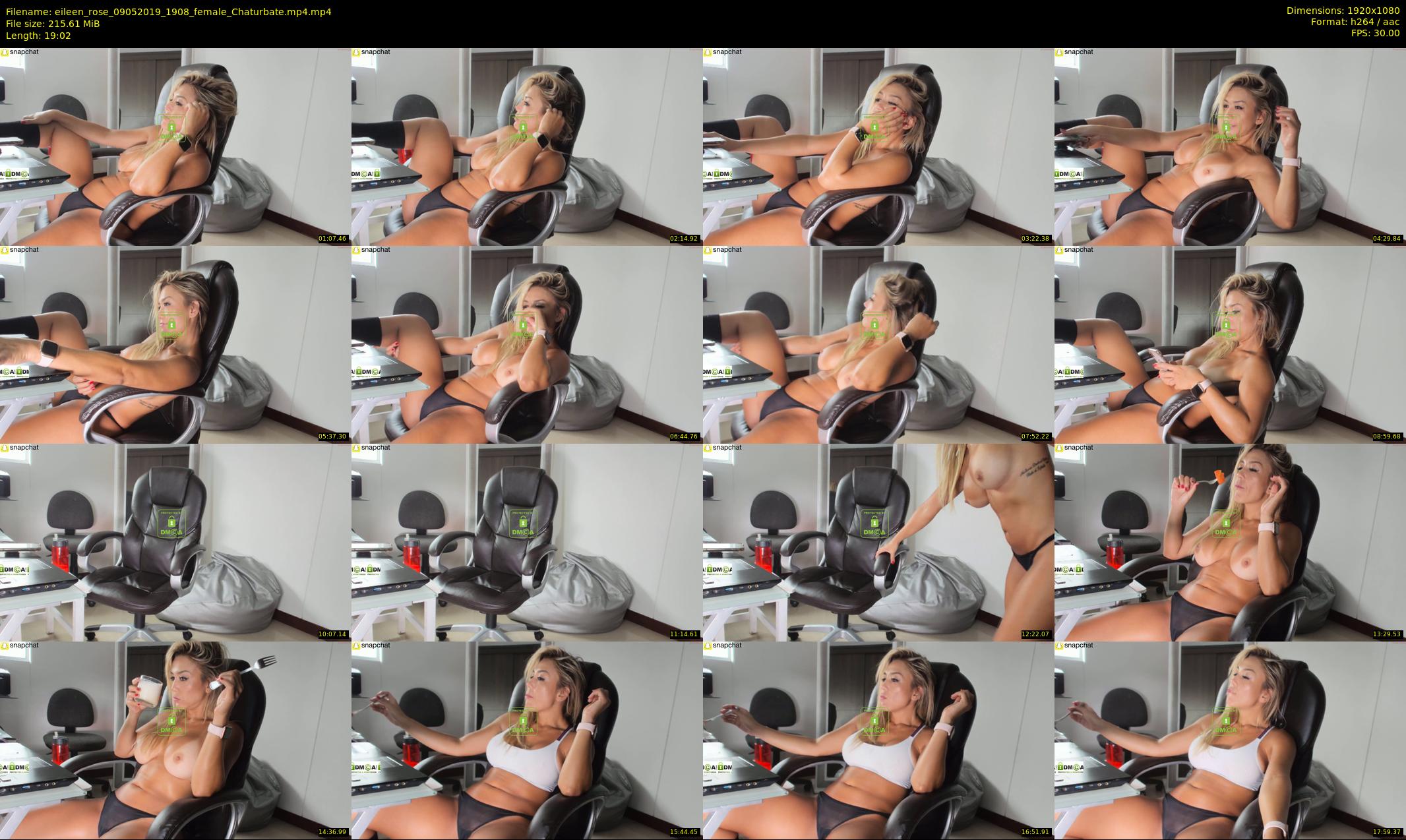 eileen_rose — 20 minute Chaturbate female cam show recording, 1080p, May 9, 2019