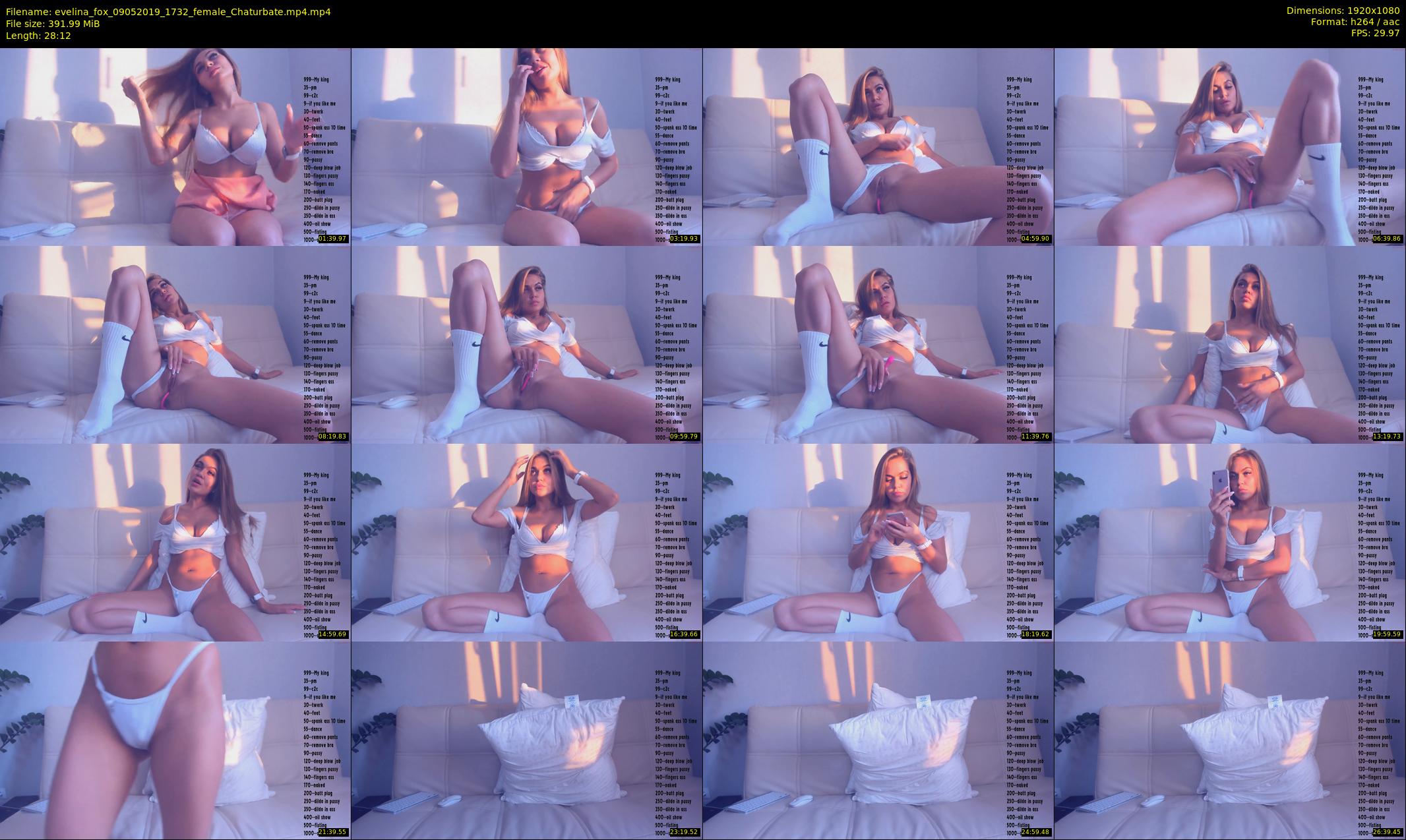 evelina_fox — 29 minute Chaturbate female cam show recording, 1080p, May 9, 2019