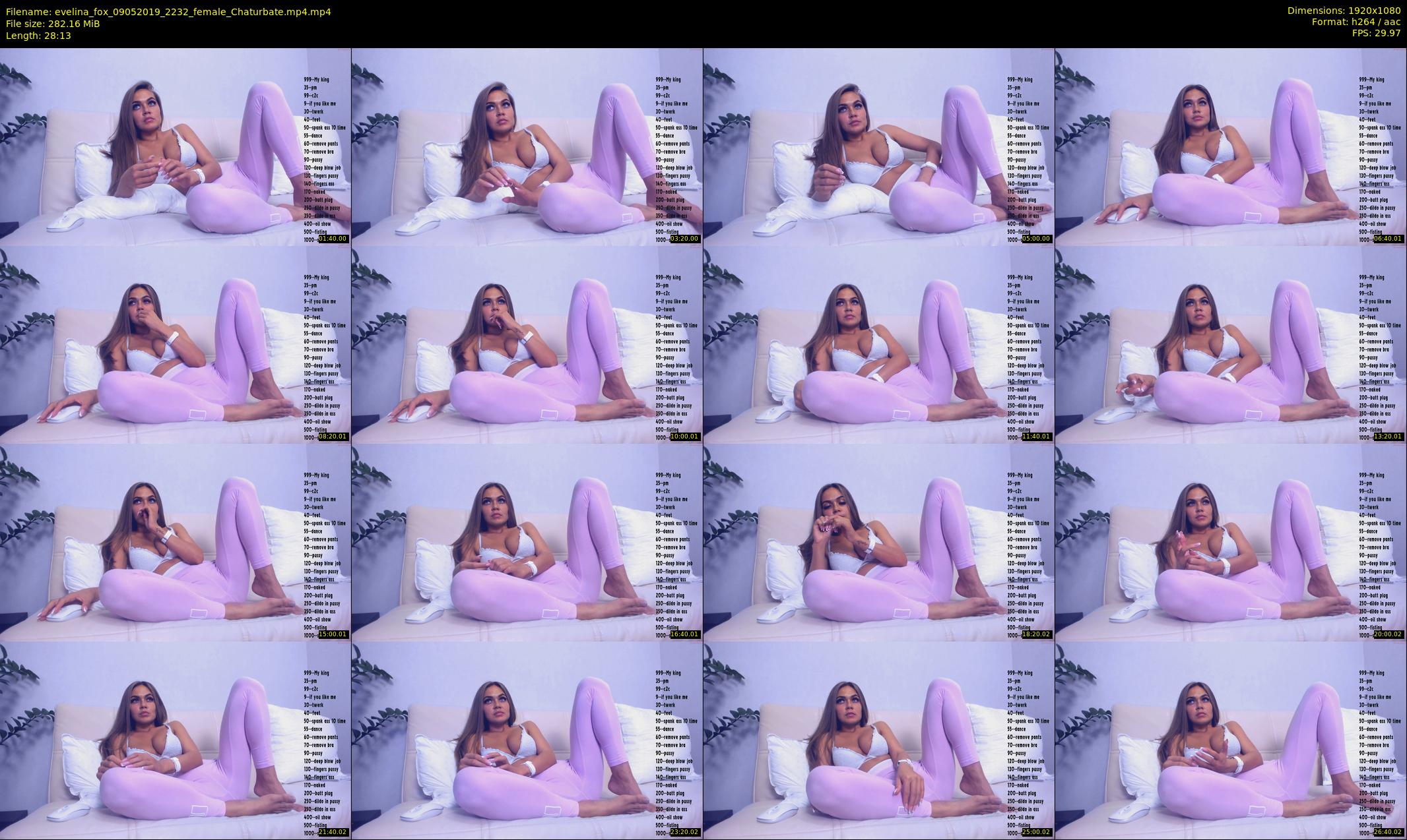 evelina_fox — 29 minute Chaturbate female cam show recording, 1080p, May 9, 2019