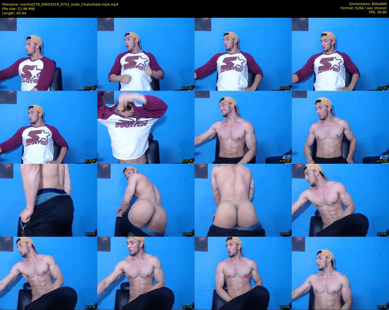 ivanhot279 — 6 minute Chaturbate male cam show recording, 480p, May 9, 2019