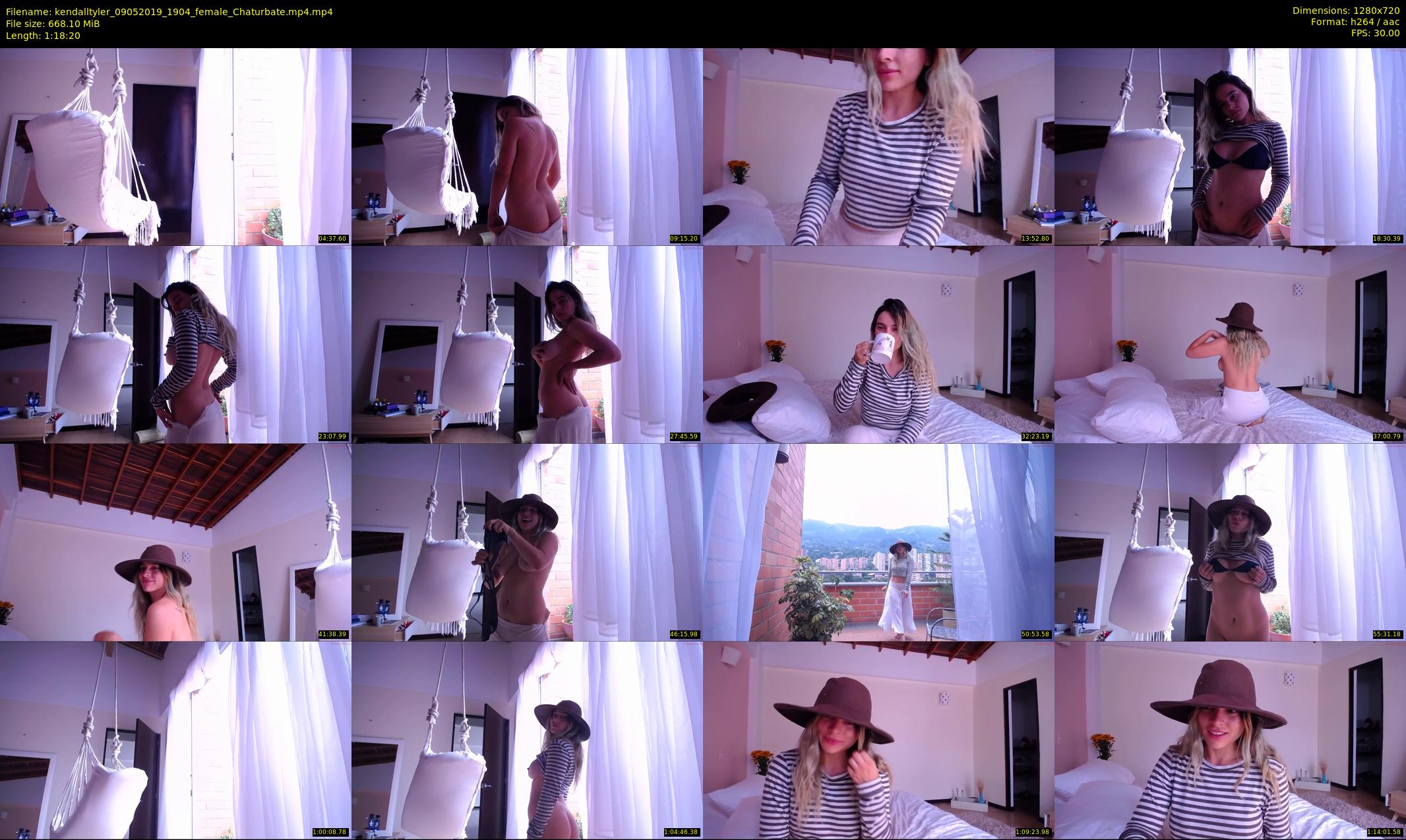 kendalltyler — 79 minute Chaturbate female cam show recording, 720p, May 9, 2019