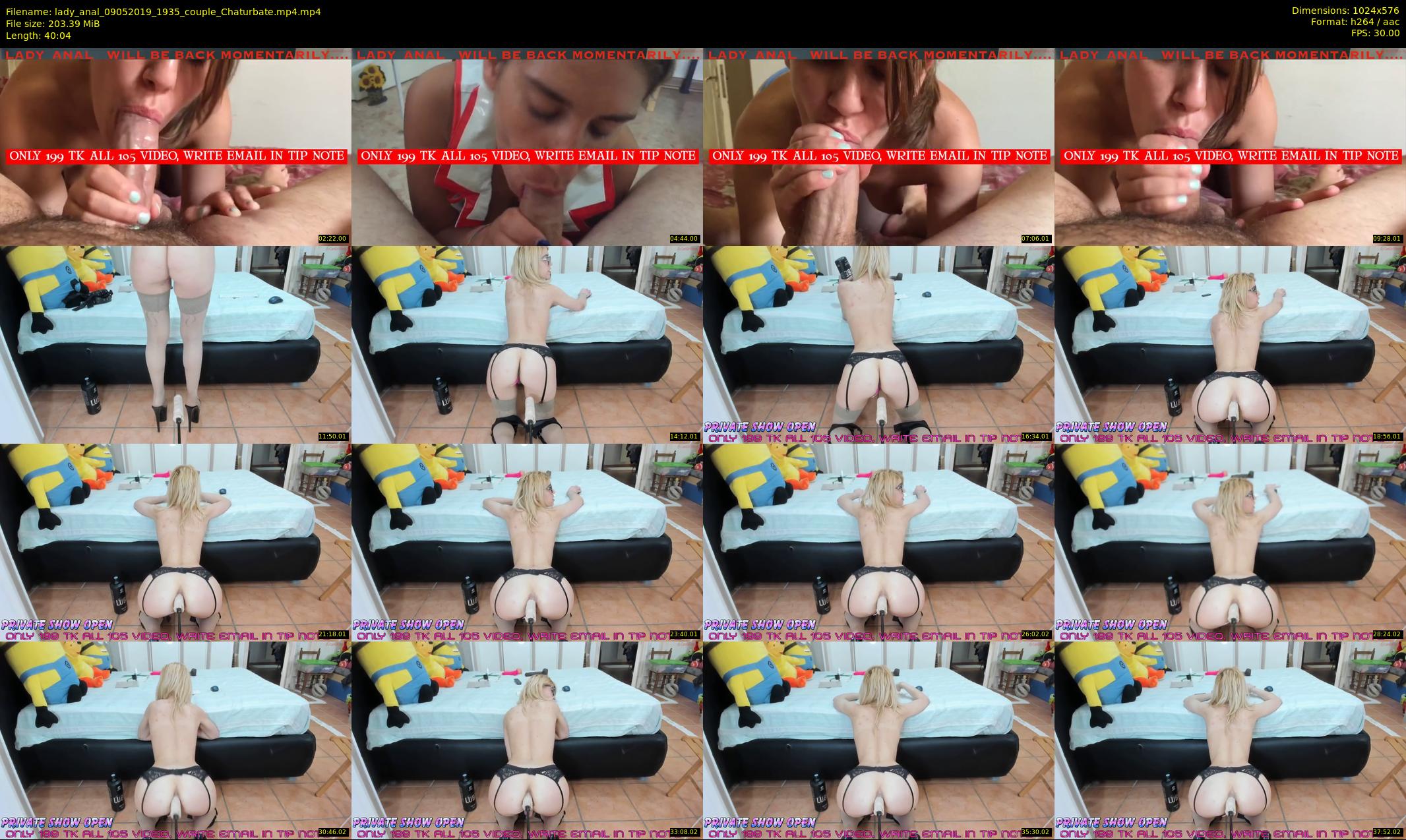 lady_anal — 41 minute Chaturbate female cam show recording, 480p, May 9, 2019