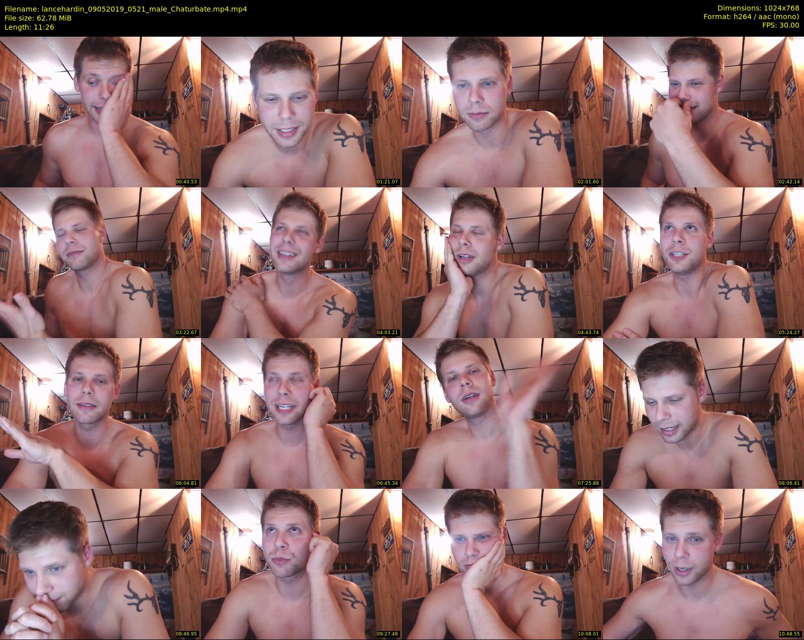lancehardin — 12 minute Chaturbate male cam show recording, 720p, May 9, 2019