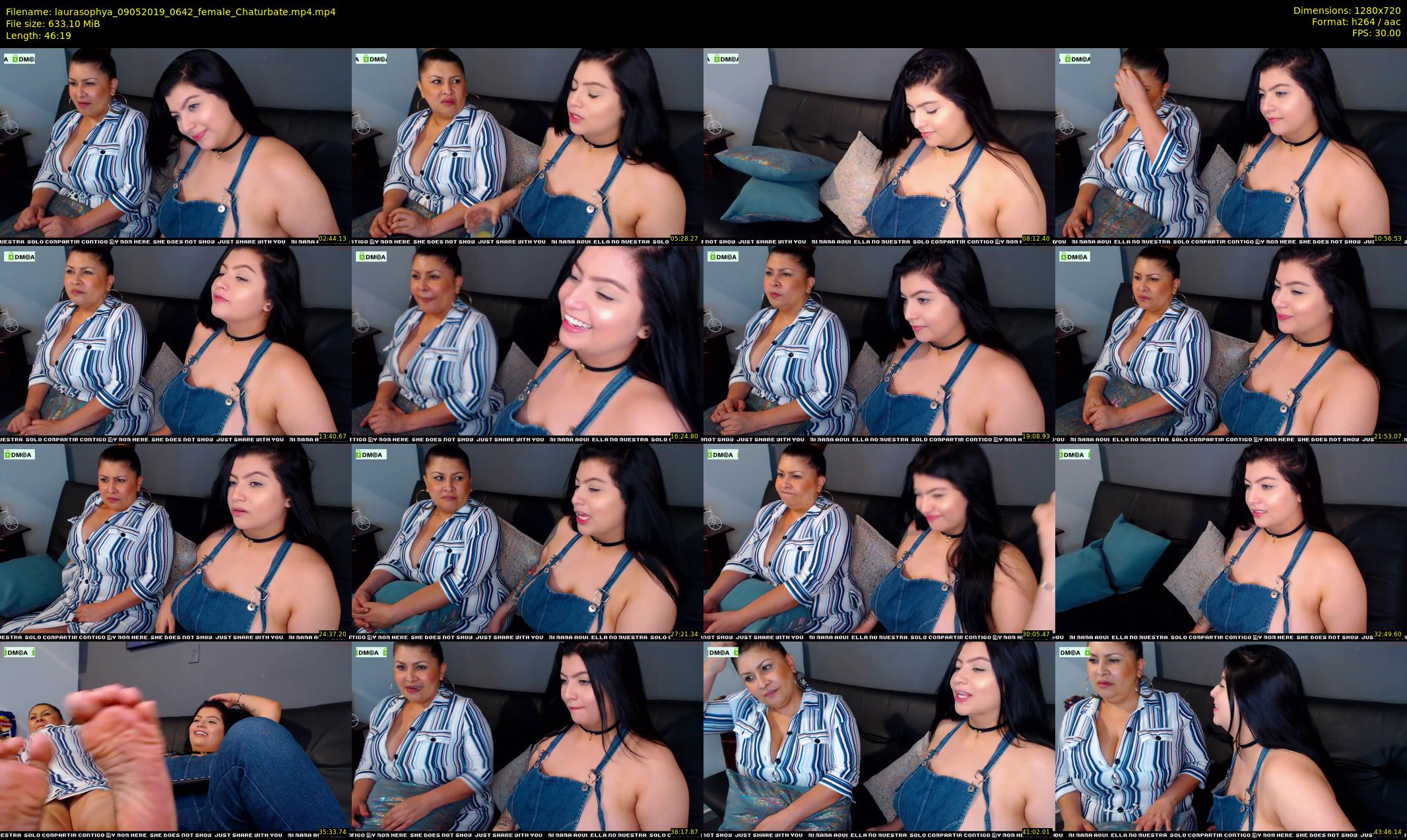 laurasophya — 47 minute Chaturbate female cam show recording, 720p, May 9, 2019
