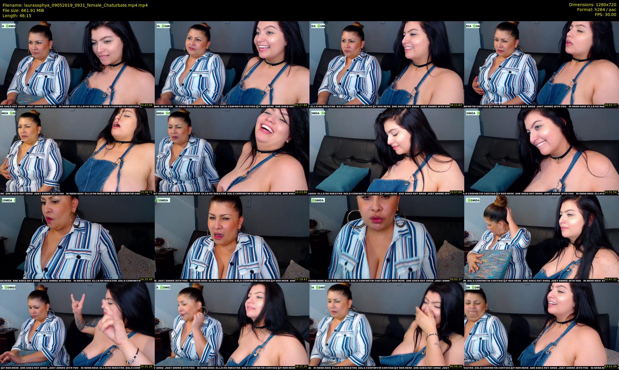 laurasophya — 47 minute Chaturbate female cam show recording, 720p, May 9, 2019
