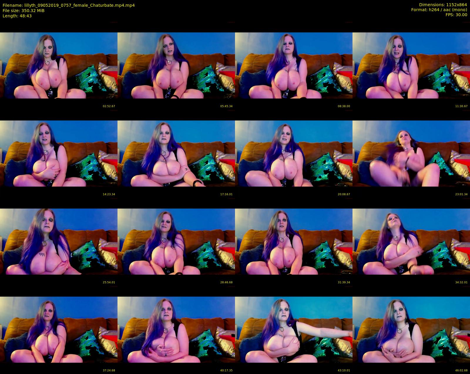lillyth — 49 minute Chaturbate female cam show recording, 720p, May 9, 2019