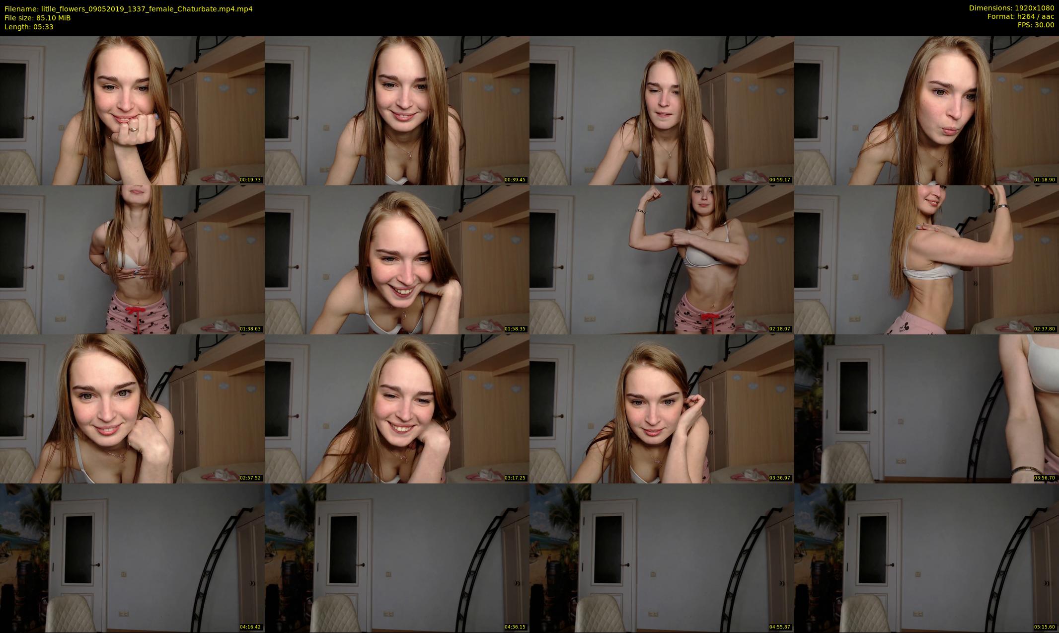 litlle_flowers — 6 minute Chaturbate female cam show recording, 1080p, May 9, 2019