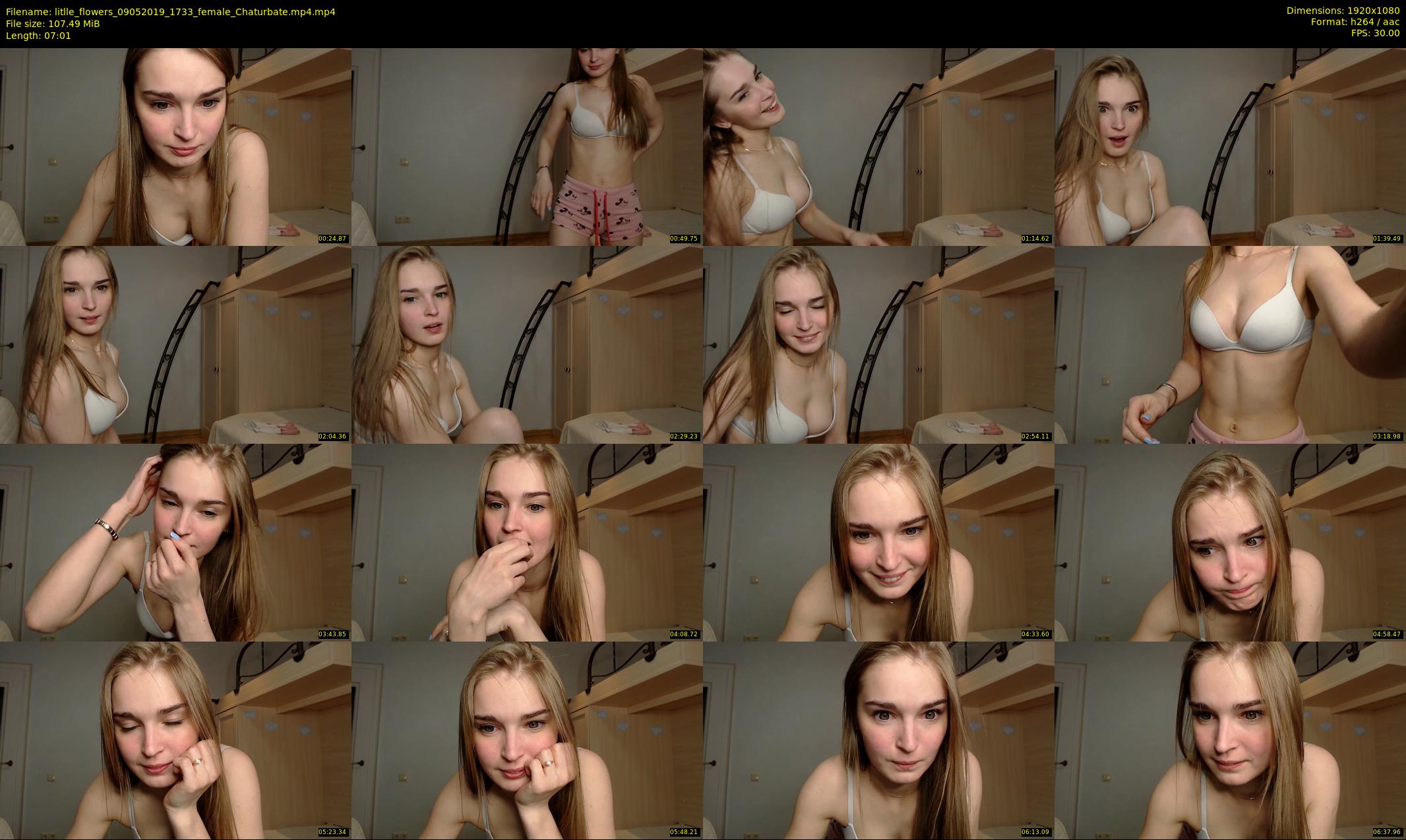 litlle_flowers — 8 minute Chaturbate female cam show recording, 1080p, May 9, 2019