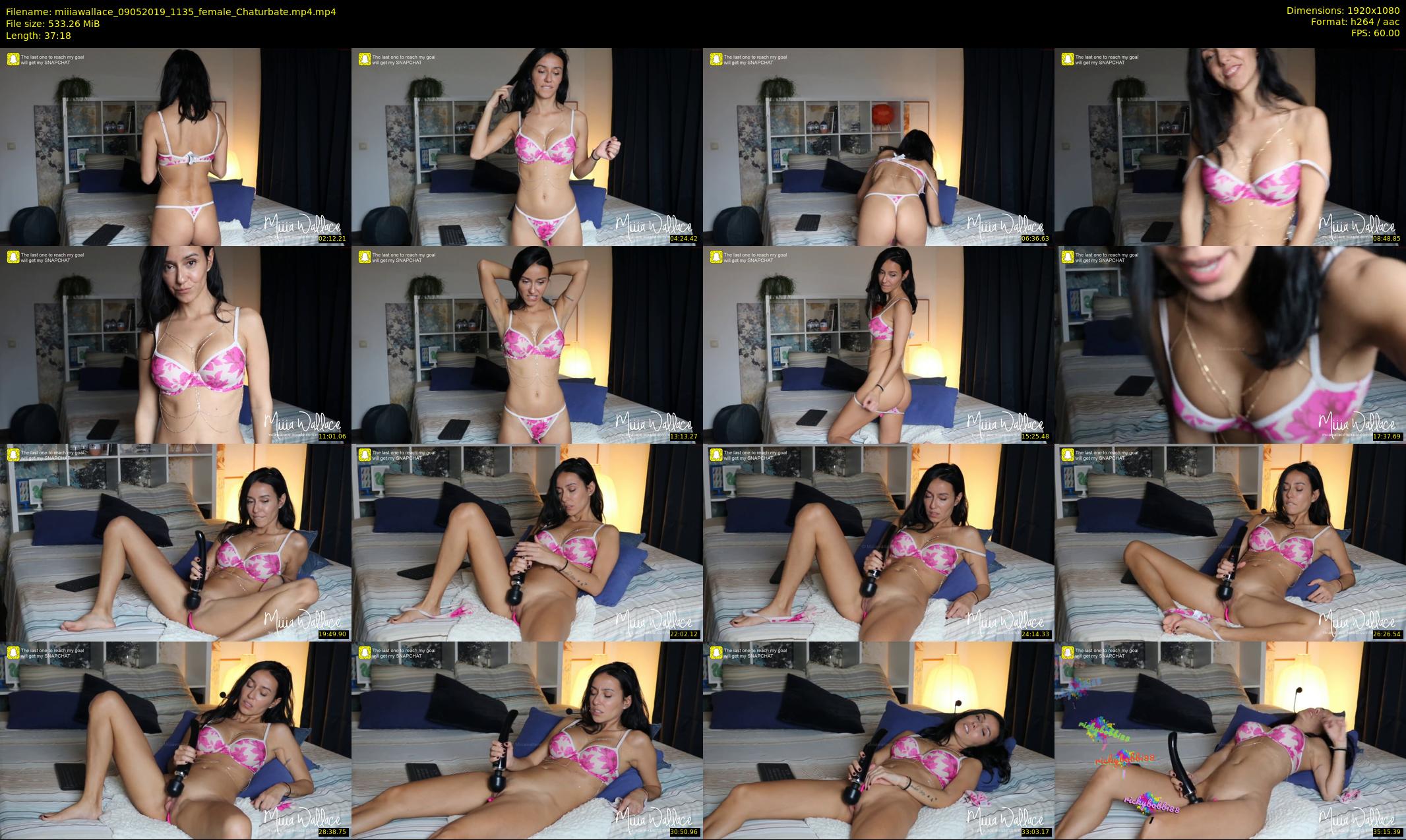 miiiawallace — 38 minute Chaturbate female cam show recording, 1080p, May 9, 2019