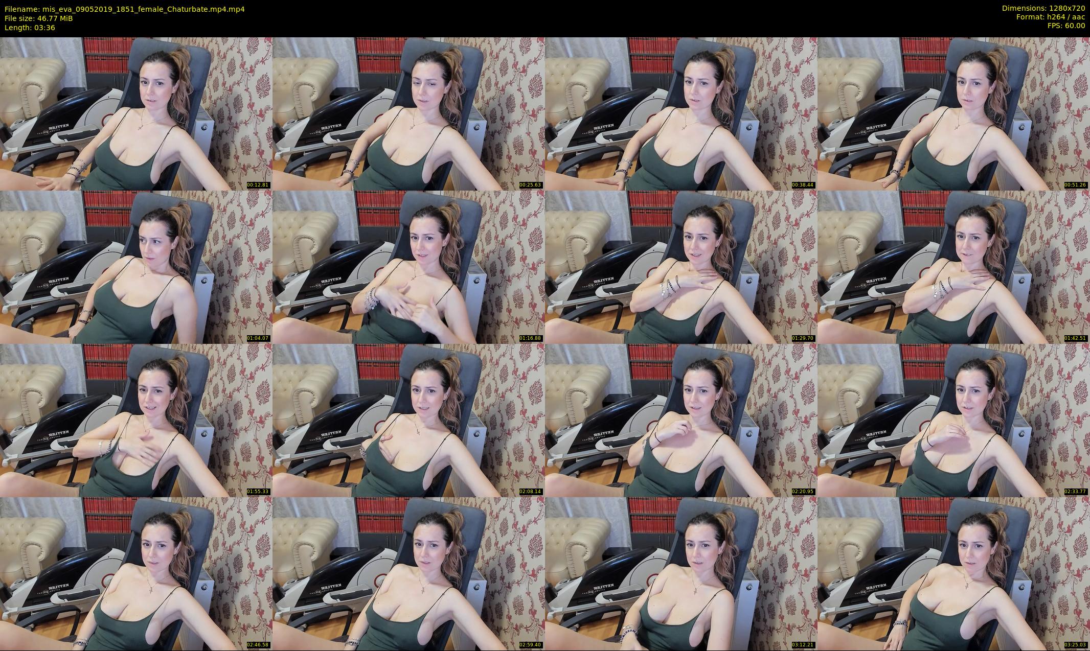 mis_eva — 4 minute Chaturbate female cam show recording, 720p, May 9, 2019