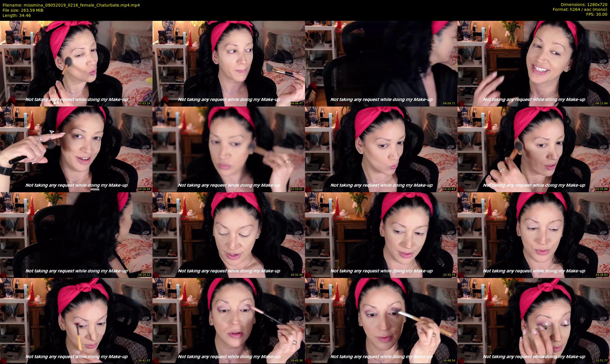 missmina — 35 minute Chaturbate female cam show recording, 720p, May 9, 2019