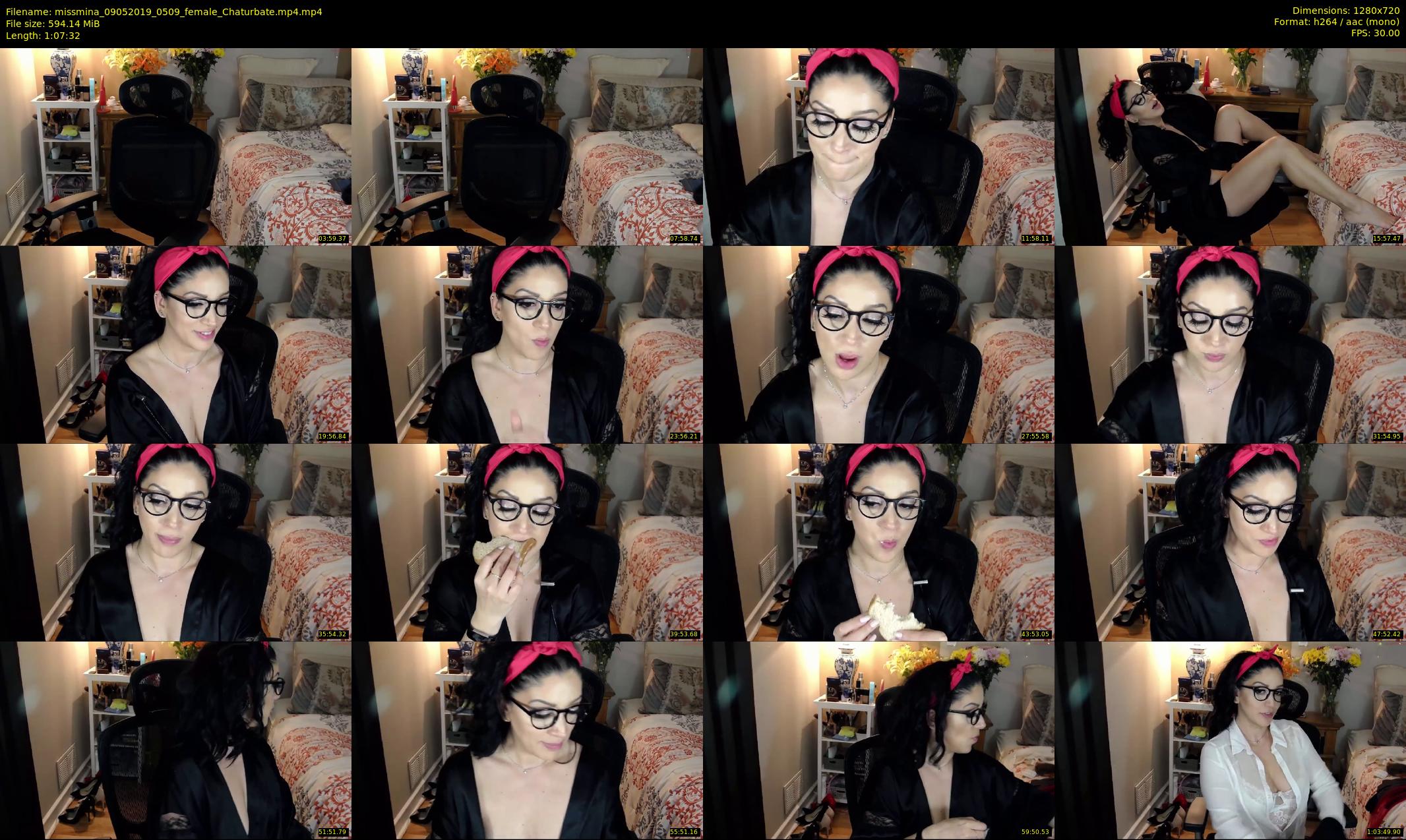 missmina — 68 minute Chaturbate female cam show recording, 720p, May 9, 2019