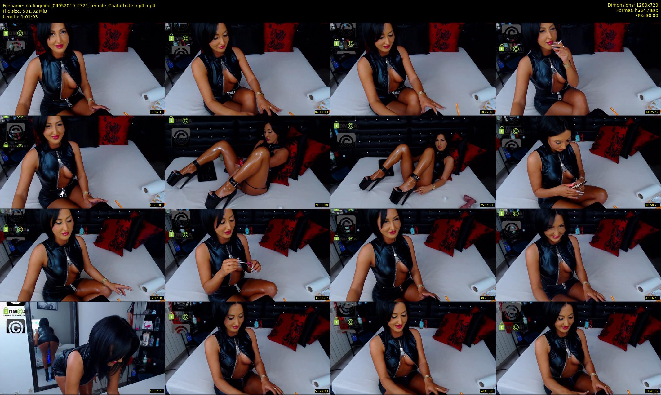 nadiaquine — 62 minute Chaturbate female cam show recording, 720p, May 9, 2019