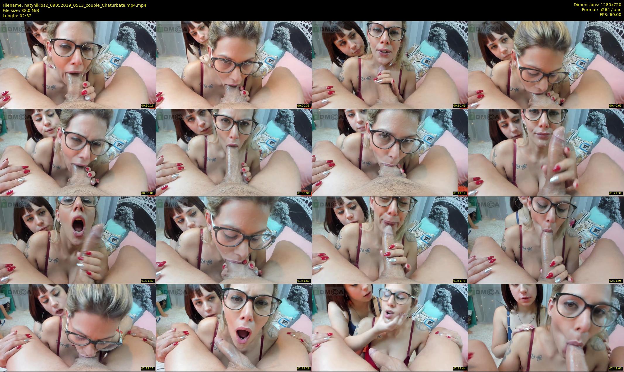 natyniklos2 — 3 minute Chaturbate couple cam show recording, 720p, May 9, 2019